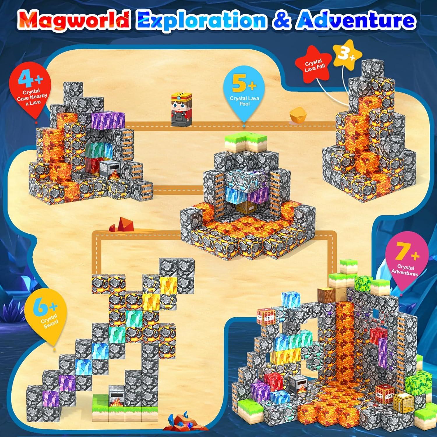 Bloques Magnéticos Gooidea 100PCS 2.5cm Juguetes Educativos