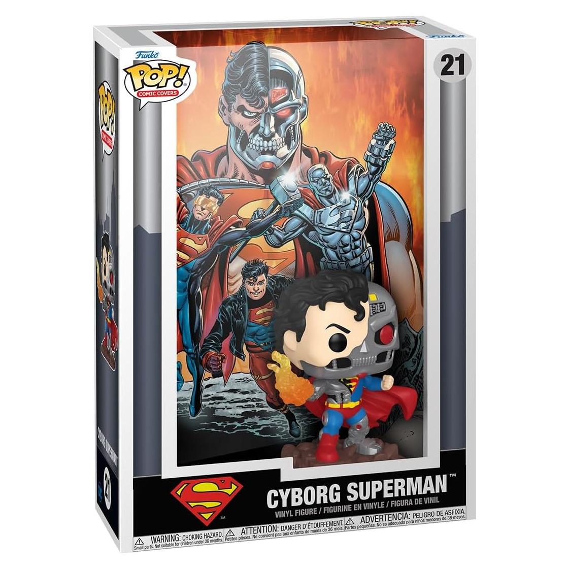 Funko Pop DC Comics Cyborg Superman 11 cm Figura Coleccionable