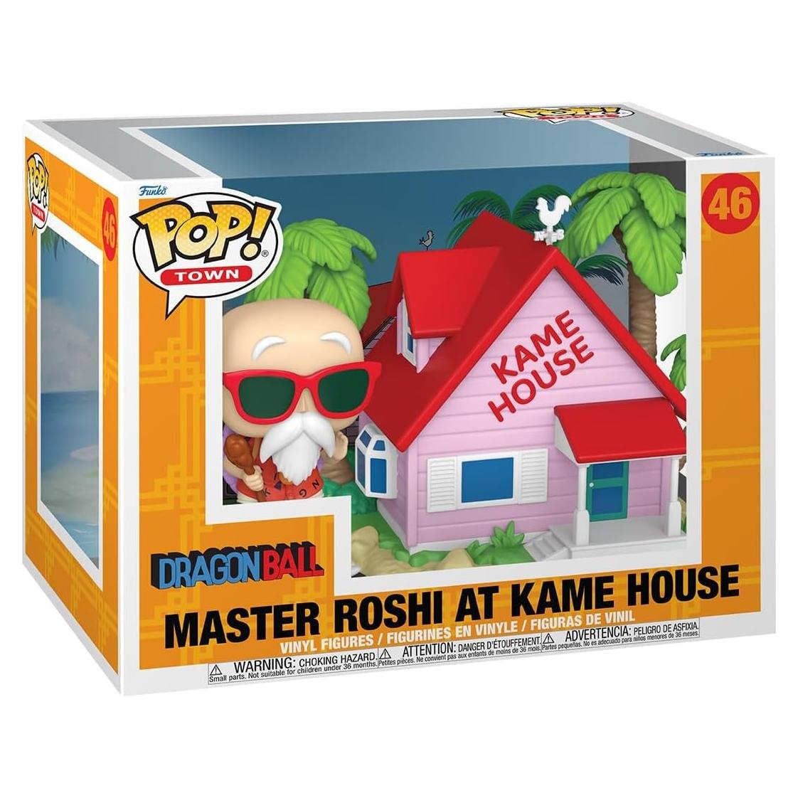 Figura Funko Pop! Dragon Ball Maestro Roshi Casa Kame 13.7 cm