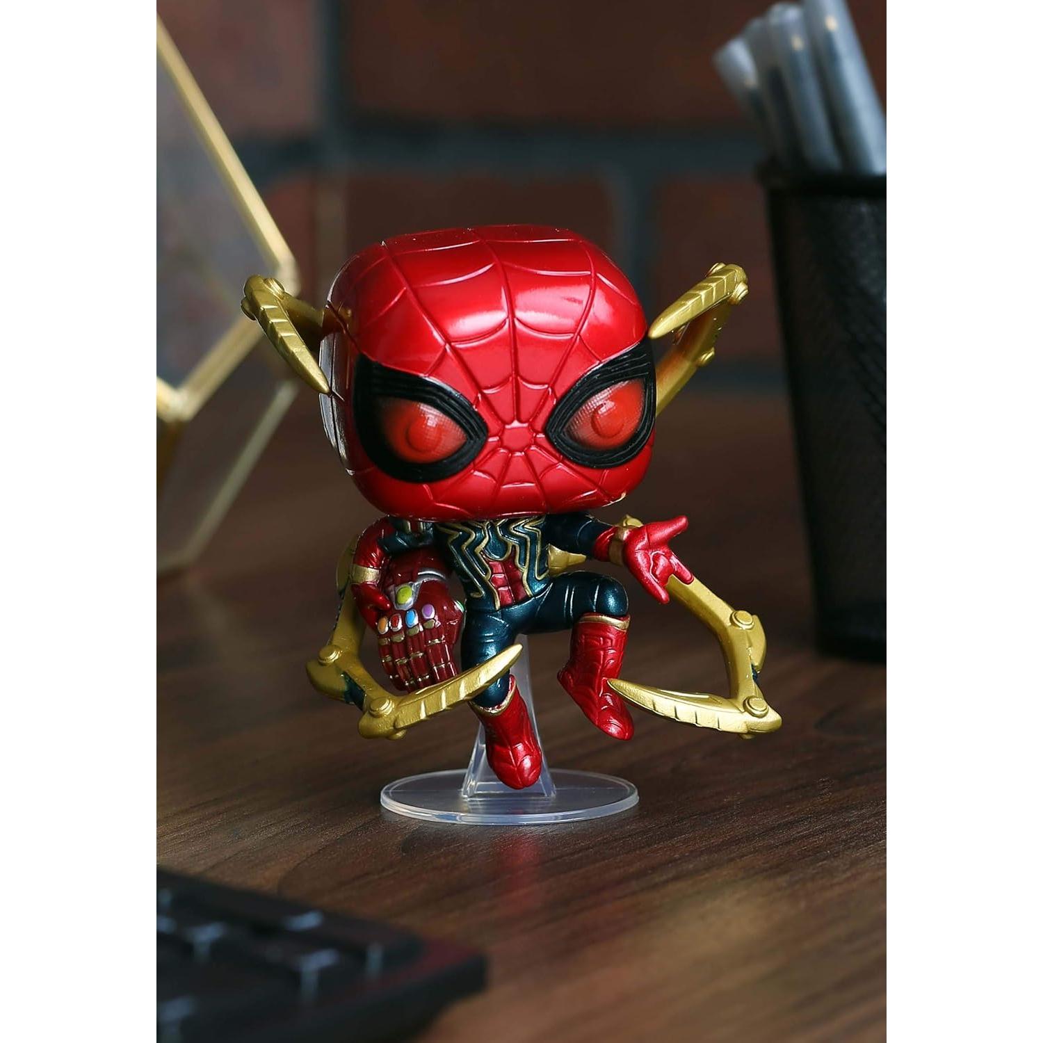 Funko Pop Marvel Spider de Hierro 9.5 cm - Figura Coleccionable