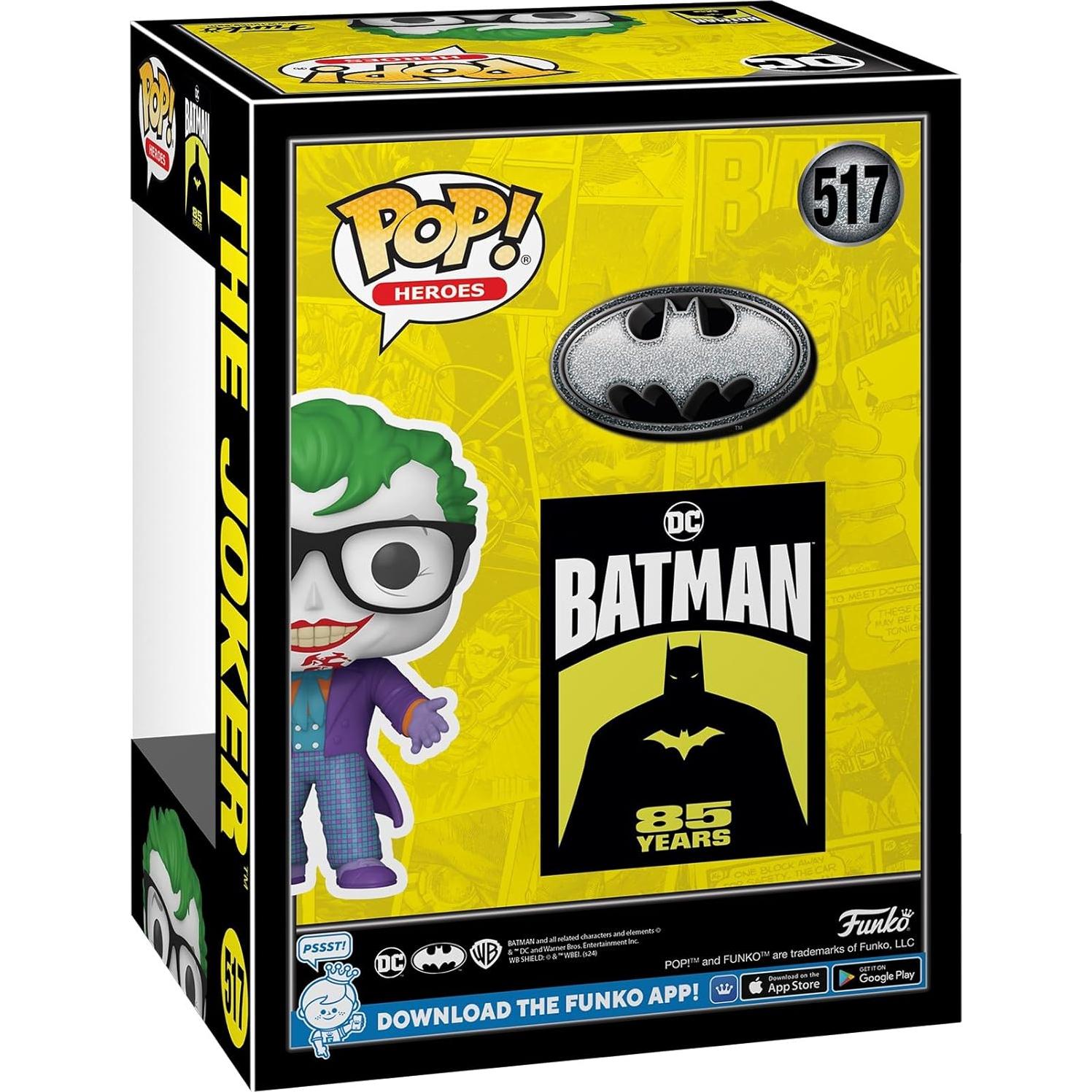 Funko Pop El Joker 85 Aniversario Batman 10.3 cm Vinilo