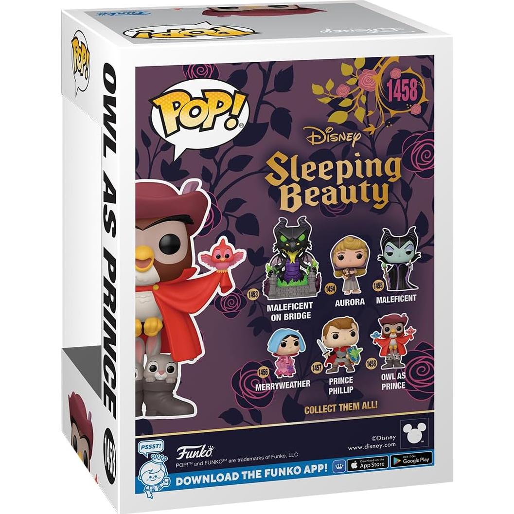 Funko POP! La Bella Durmiente Búho Príncipe 9.7cm - Coleccionable