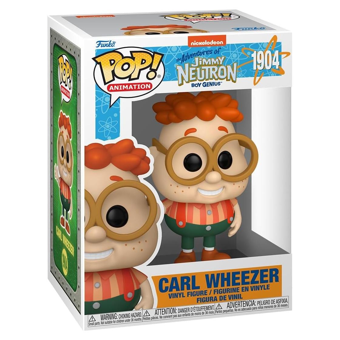 Figura de Vinilo Funko Pop Carl Wheezer - Jimmy Neutron - 9.5 cm