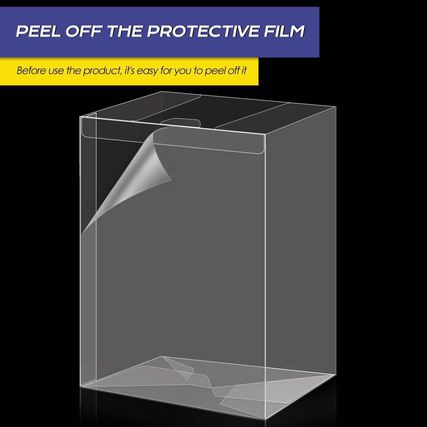 Paquete de 100 Protectores Transparentes Kishite para Figuras Pop 10.16 cm