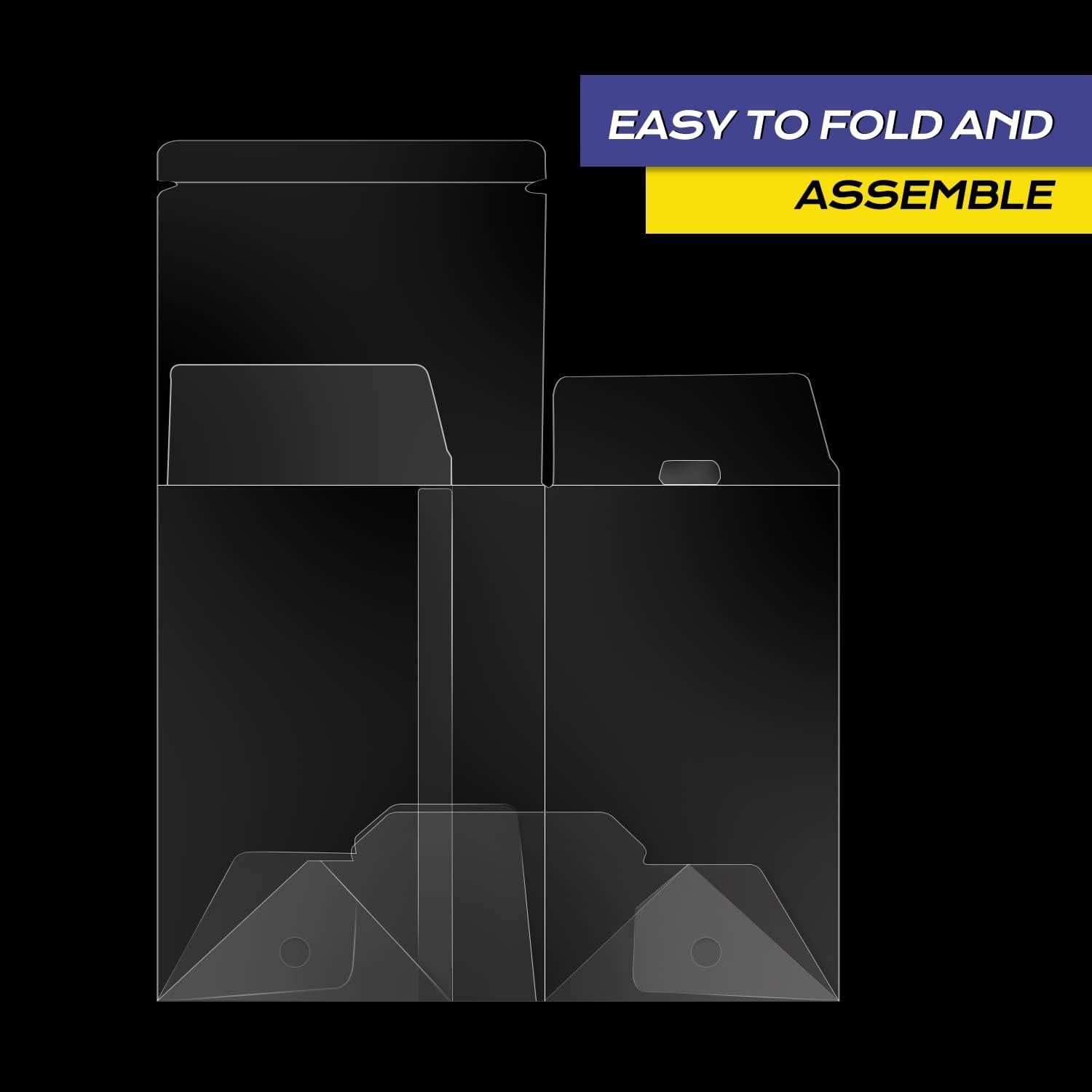 Paquete de 100 Protectores Transparentes Kishite para Figuras Pop 10.16 cm