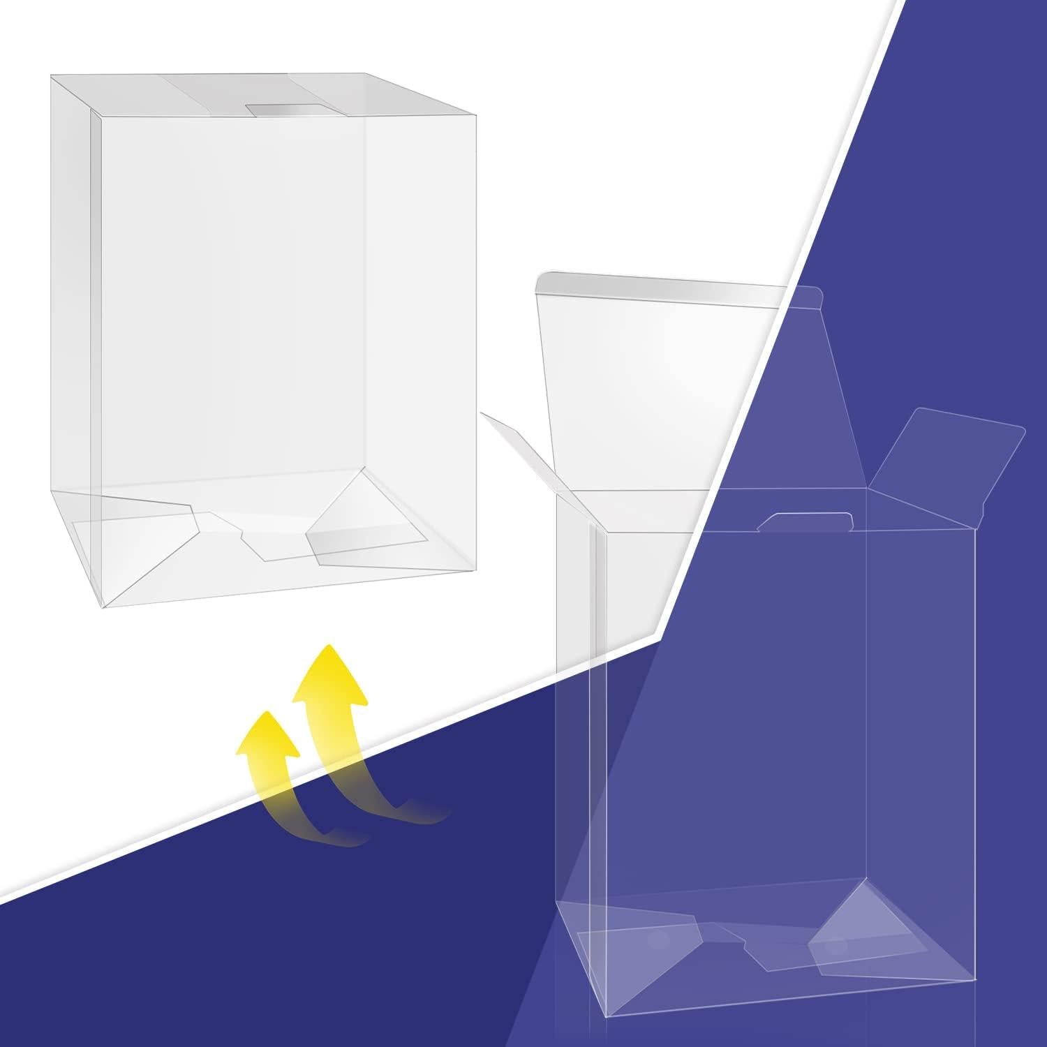 Paquete de 100 Protectores Transparentes Kishite para Figuras Pop 10.16 cm