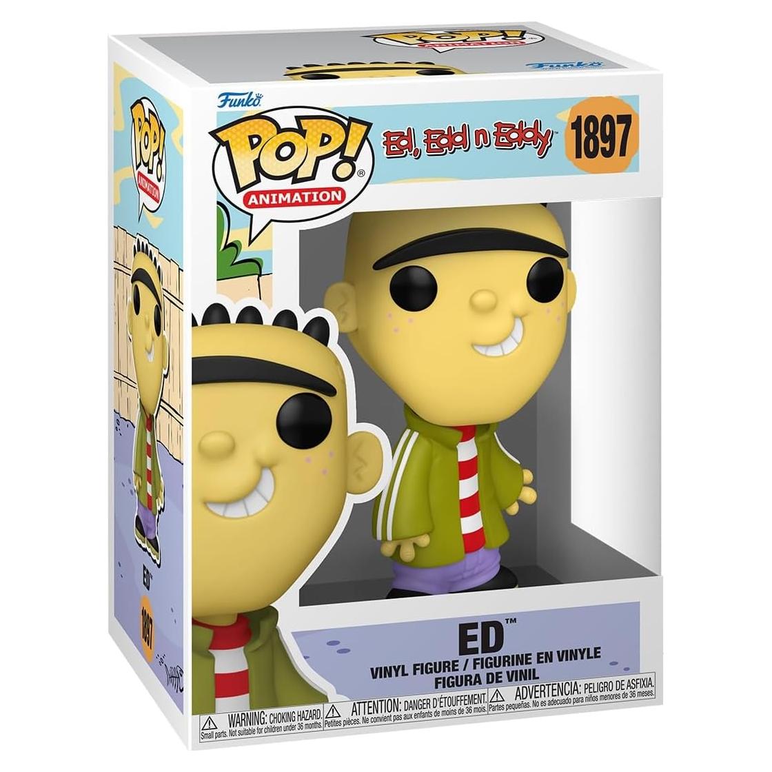 Funko Pop Ed Edd y Eddy - Ed - Figura de Vinilo 11.2 cm - Chase Rara