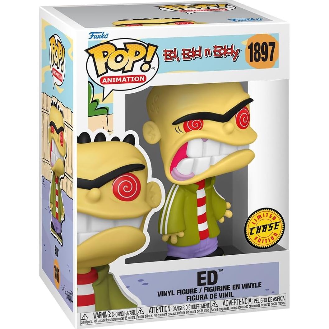 Funko Pop Ed Edd y Eddy - Ed - Figura de Vinilo 11.2 cm - Chase Rara