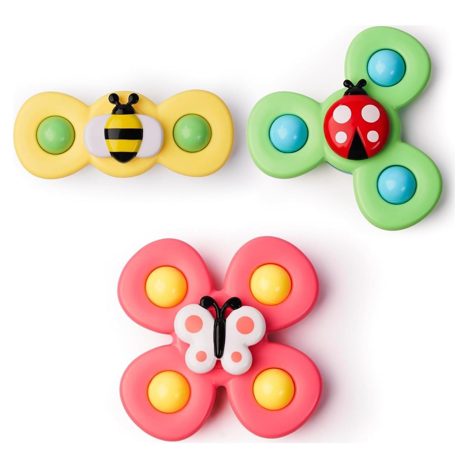 Juguete de Baño Sensorial LiKee Insecto-1 con Ventosa 20x12cm