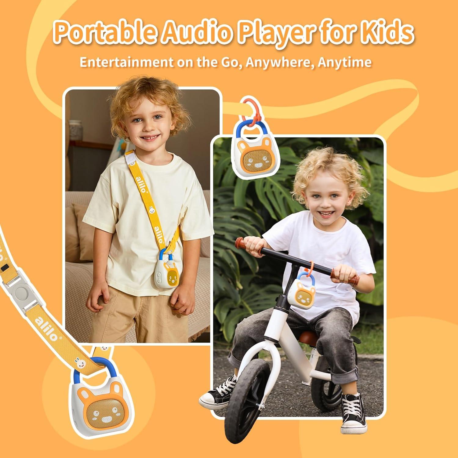 Reproductor de Música Portátil Alilo Pocket Bunny para Niños 1-6 Años