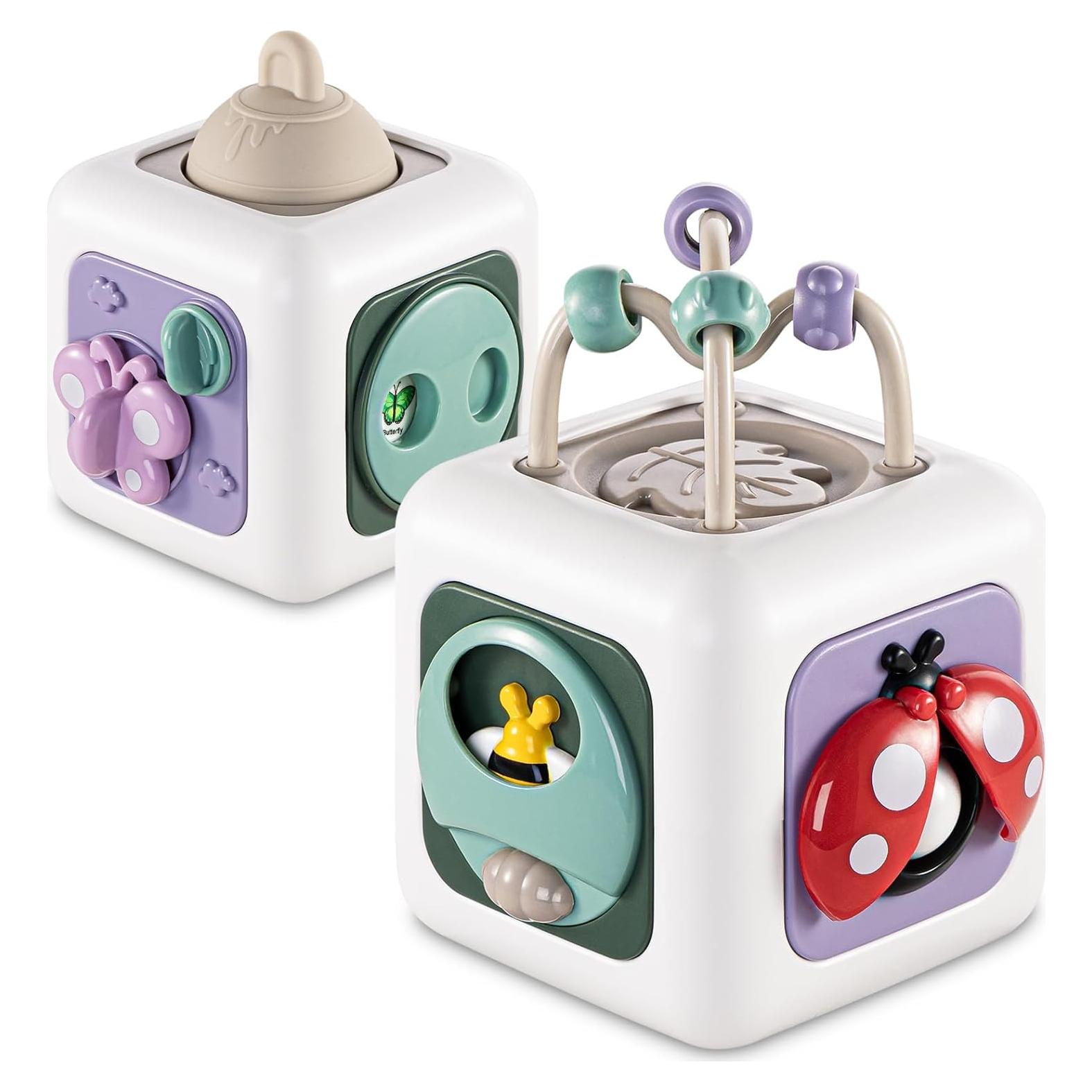 Cubo de Actividades Montessori SOCBTNSO para Bebés 6 meses+