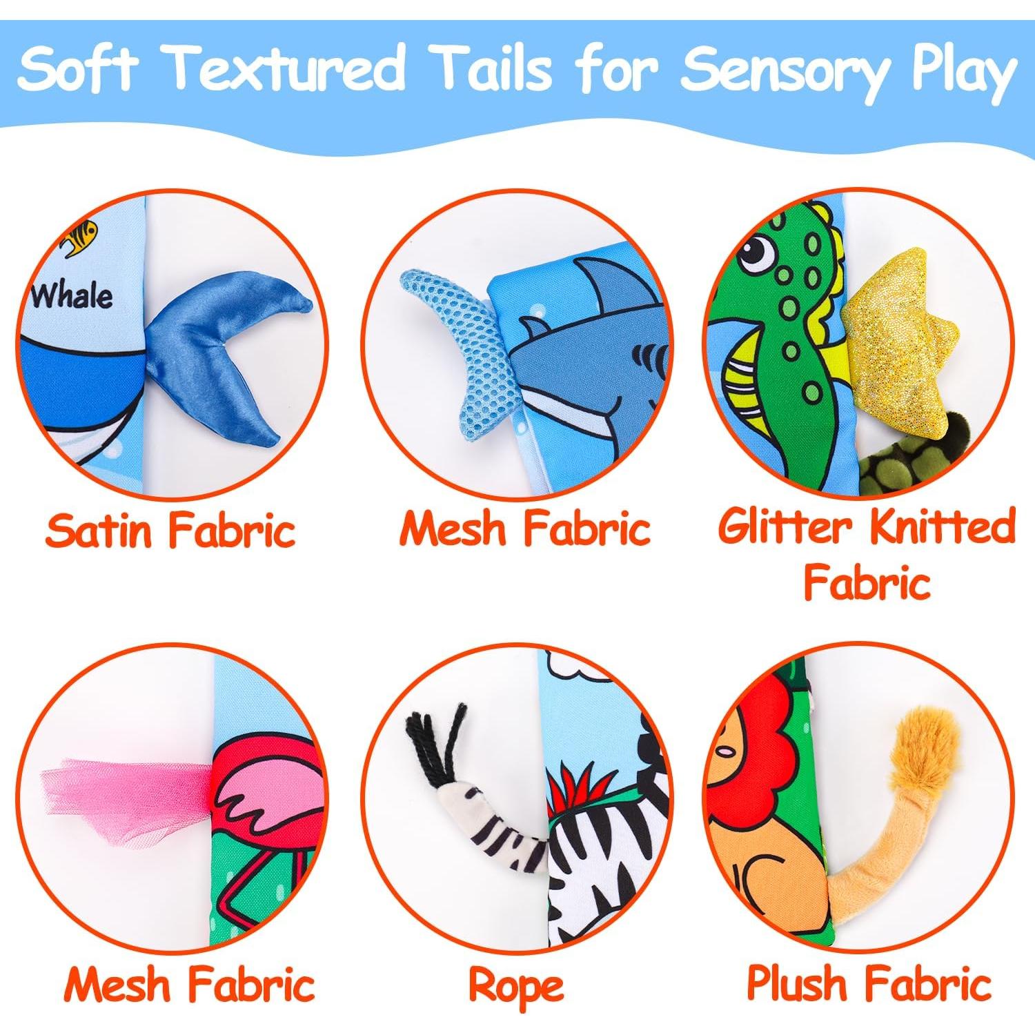 Libros Suaves para Bebés Thremhoo 0-12 Meses con Texturas