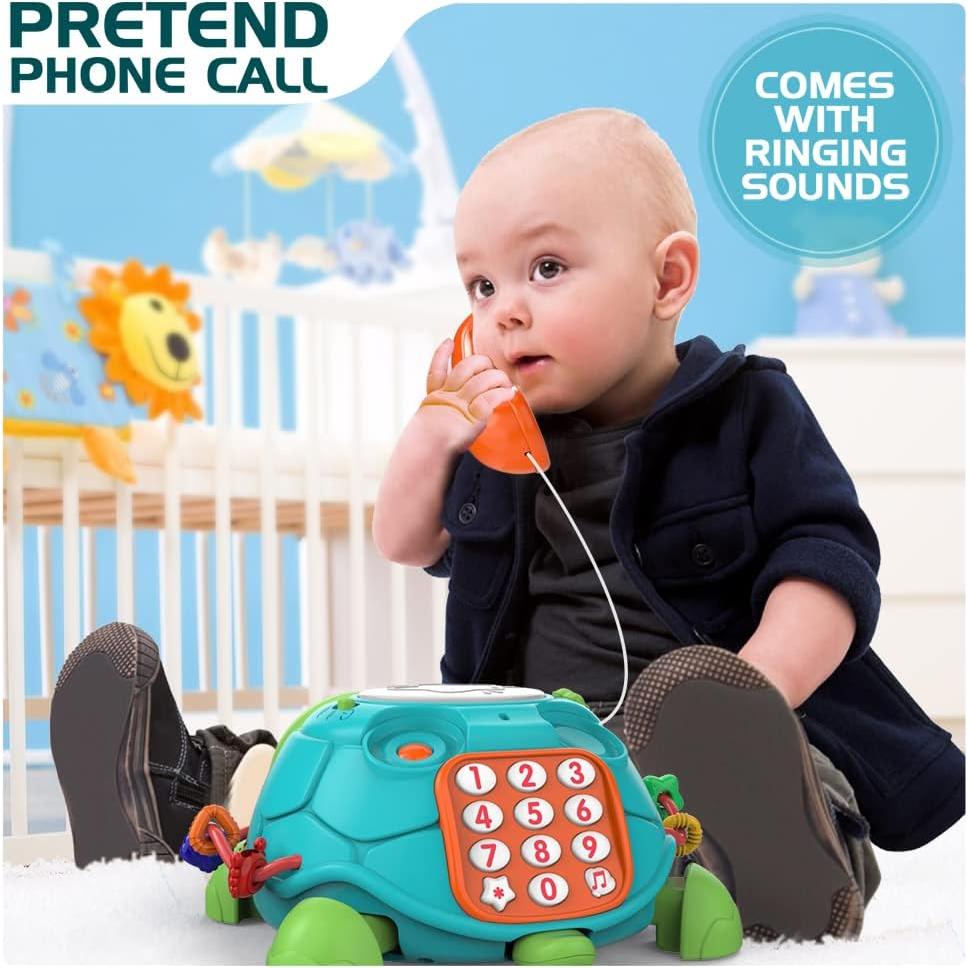 Juguete Musical Tortuga para Gatear Jyusmile 0-1 Año