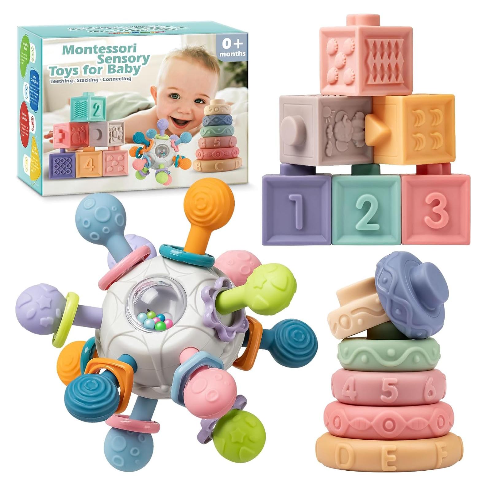 Juego de Juguetes de Dentición Jyusmile para Bebés 0-2 Años