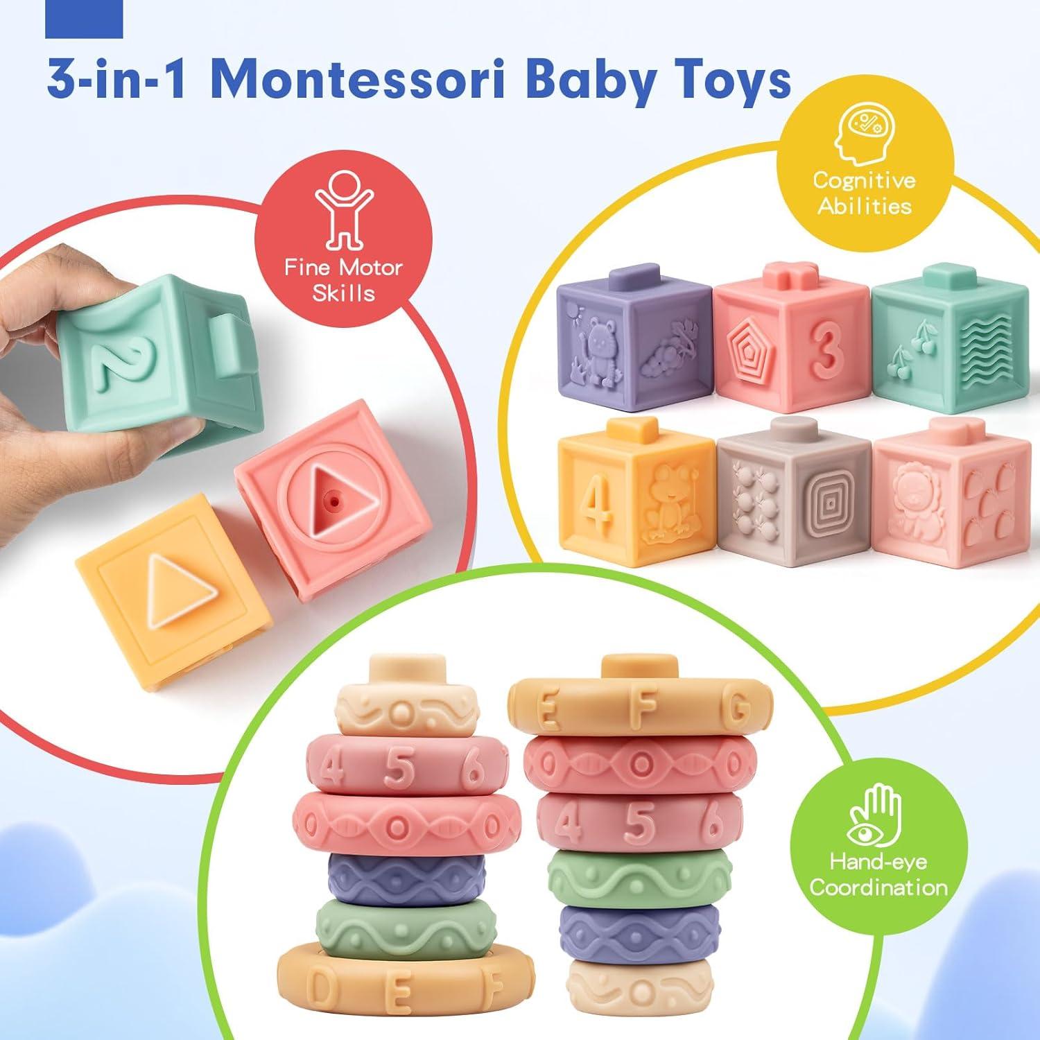 Juego de Juguetes de Dentición Jyusmile para Bebés 0-2 Años