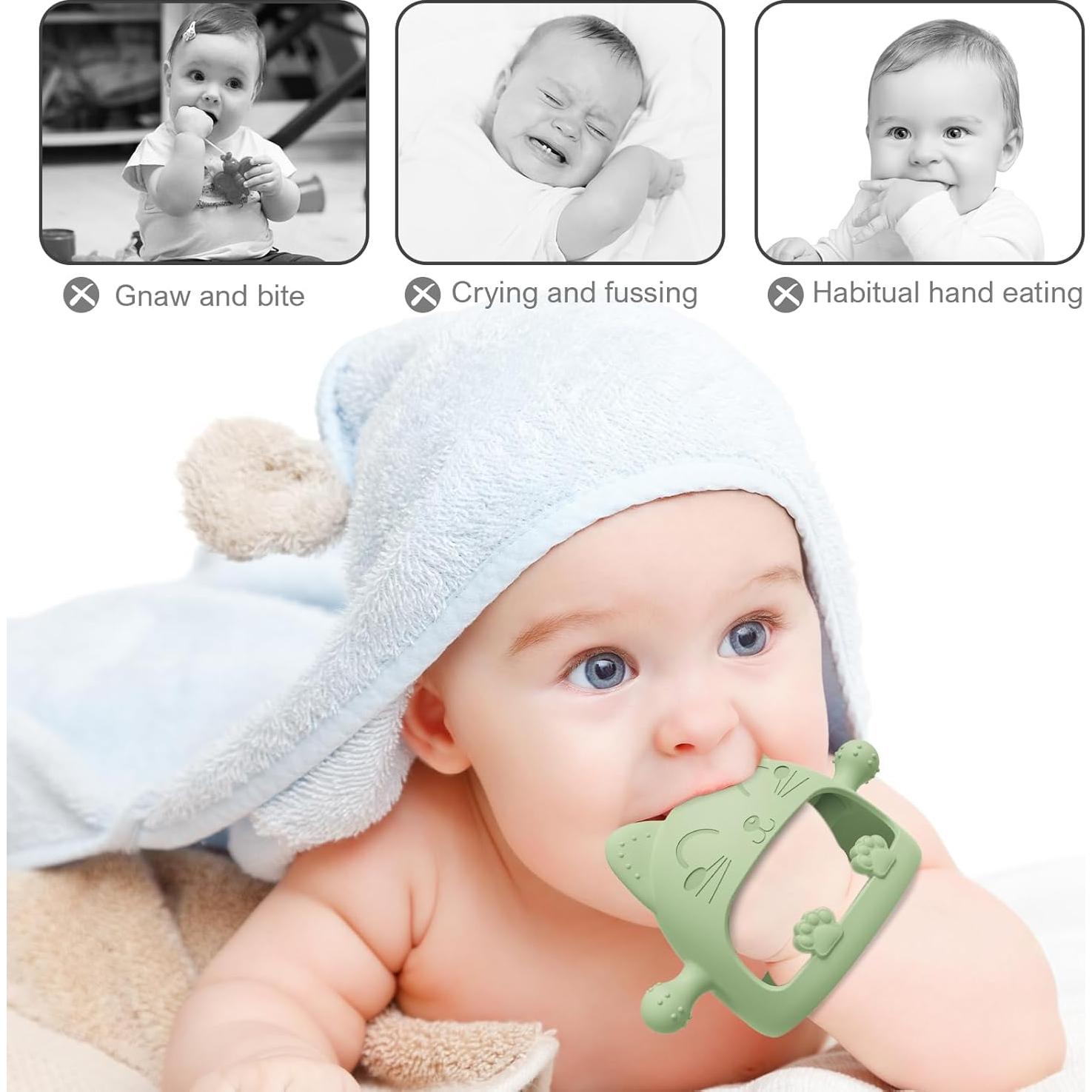 Mordedor para Bebés YomauiYee Gato Caricatura 0-6 Meses