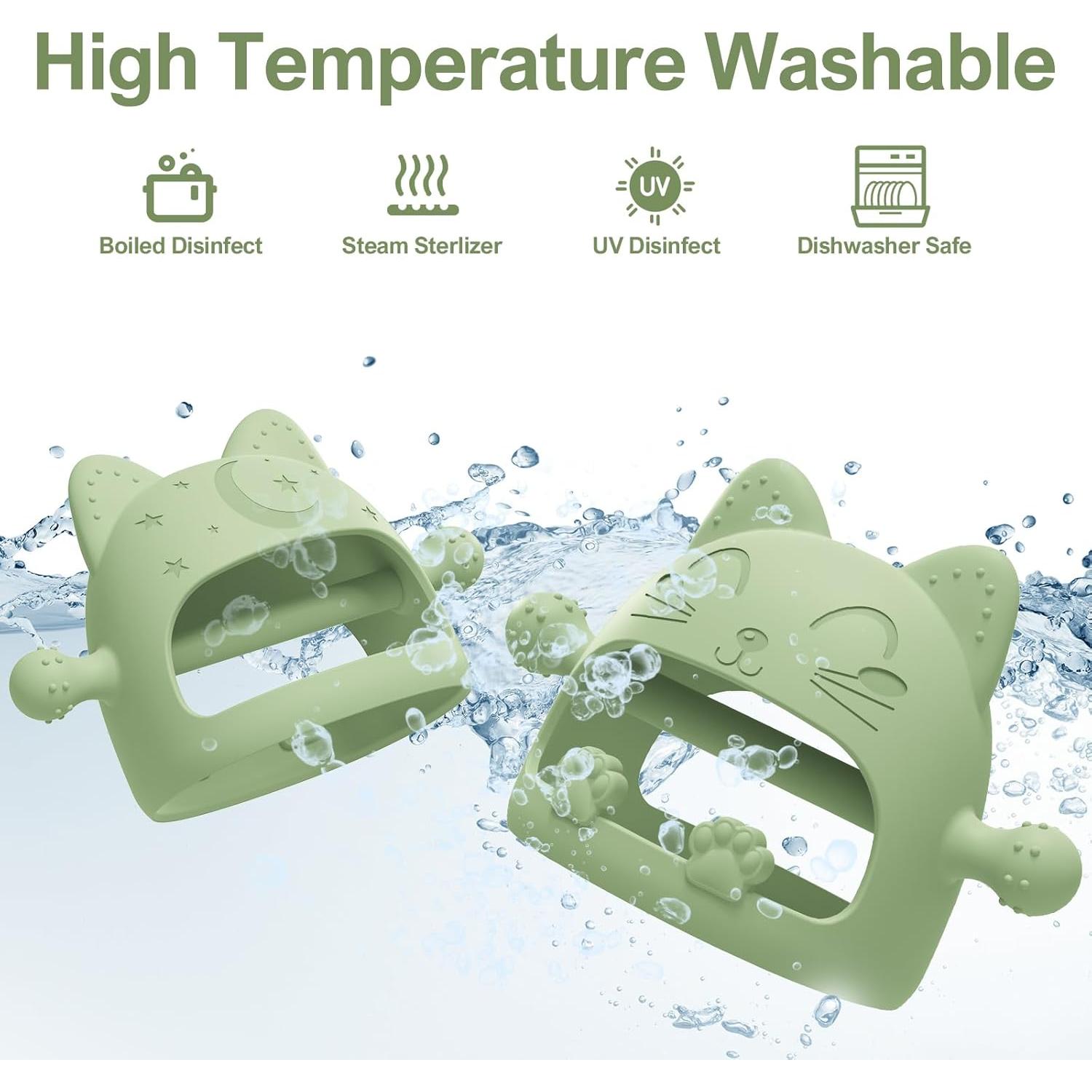 Mordedor para Bebés YomauiYee Gato Caricatura 0-6 Meses