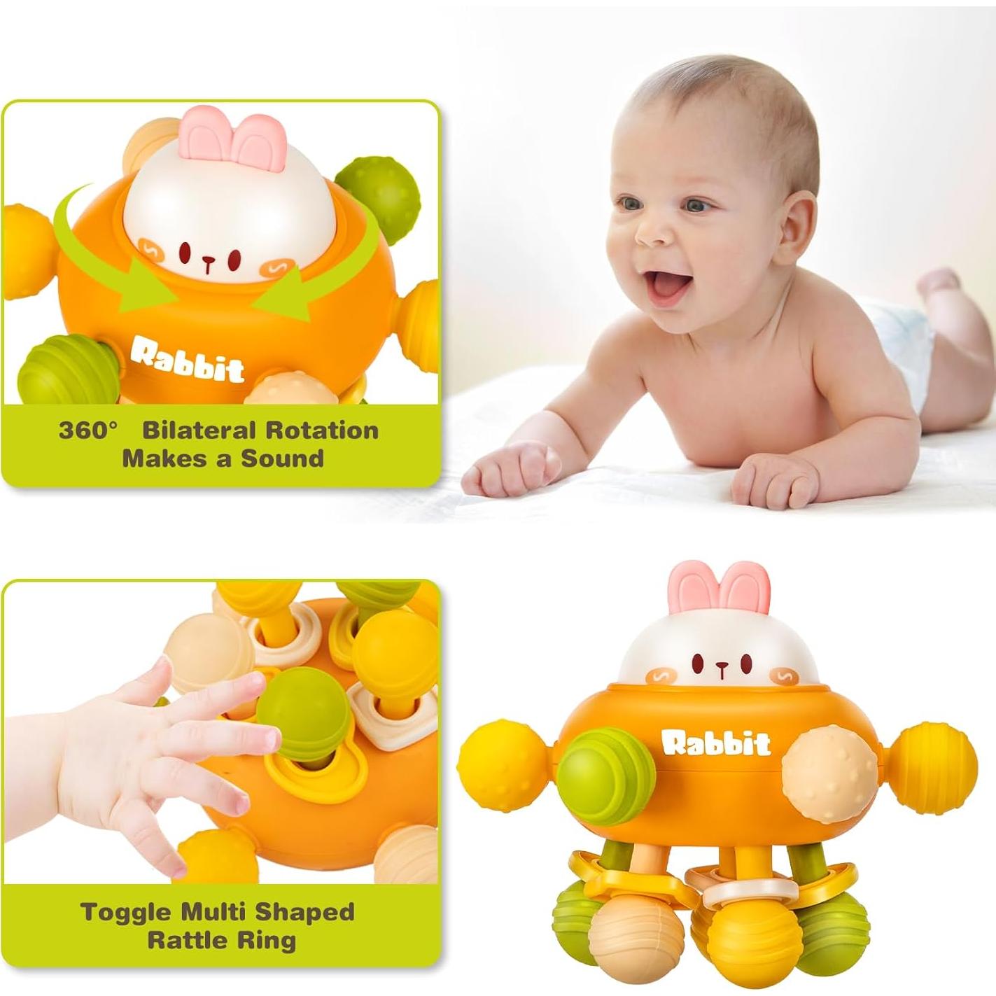 Mordedor y Sonajero Tohibee para Bebés 0-12 Meses