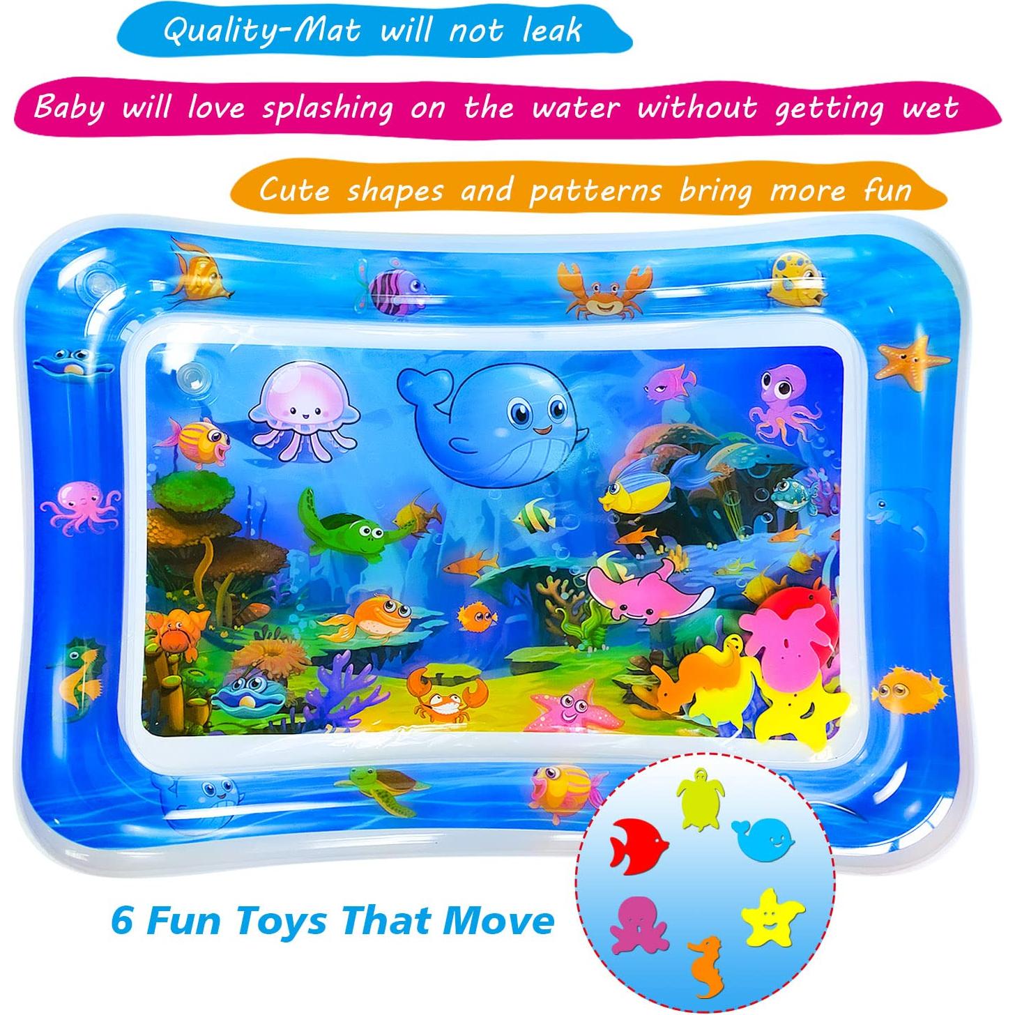 Alfombra de Agua Inflable para Bebés ZHUYNXIR 69.85x50.8 cm