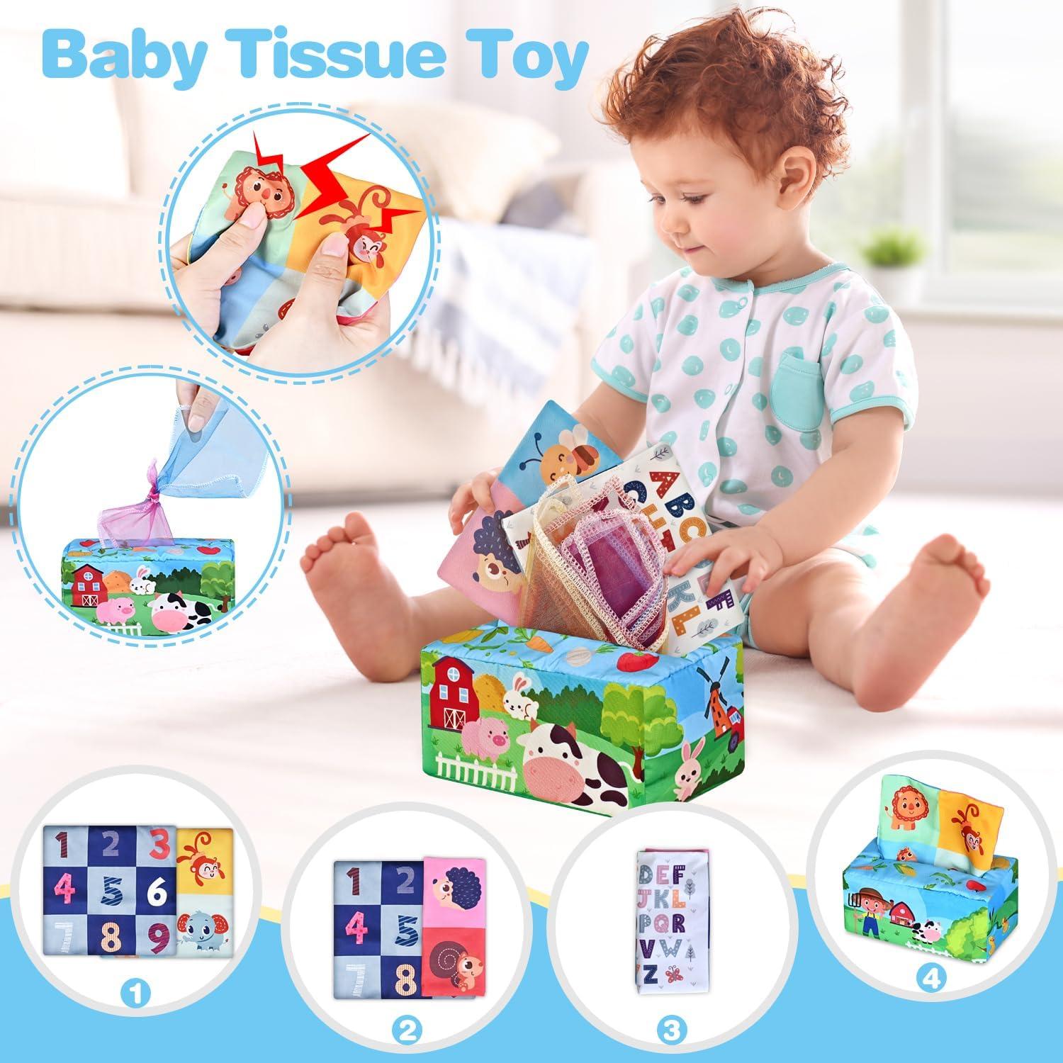 Set de Juguetes Montessori SpringFlower 6 en 1 para Bebés