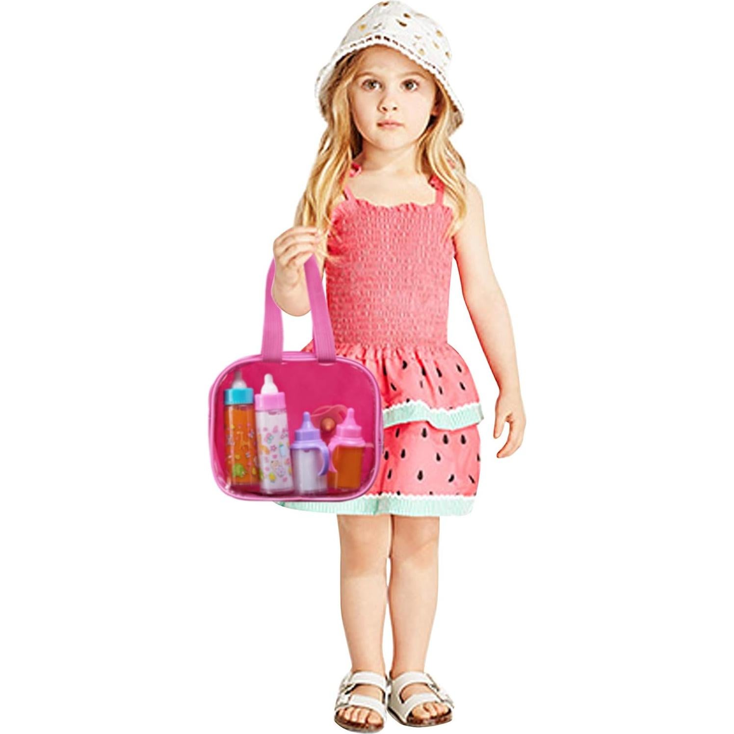 Conjunto de Alimentación de Muñeca Fash n Kolor 6 Piezas