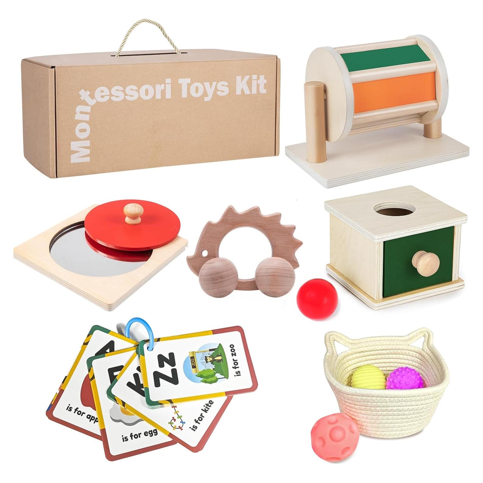 Juguetes Educativos Montessori Starrykids 7 en 1 para Bebés