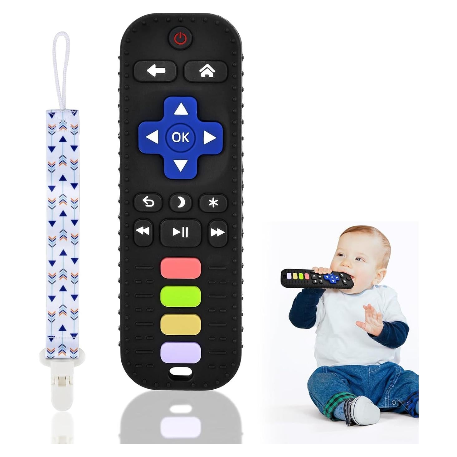 Juguete Mordedor Silicona Control Remoto Bebés 0-18 Meses