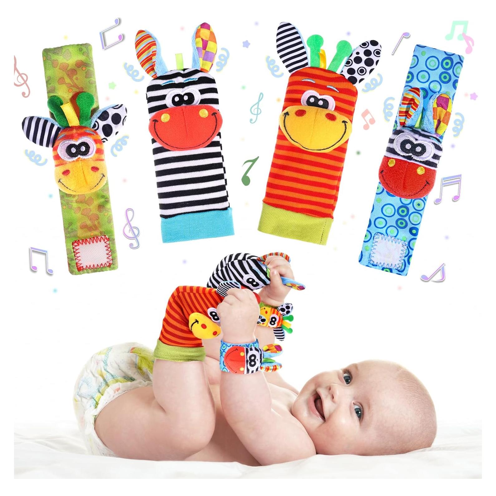 Conjunto de Juguetes Sensoriales para Bebés PADONISE - 4 Piezas