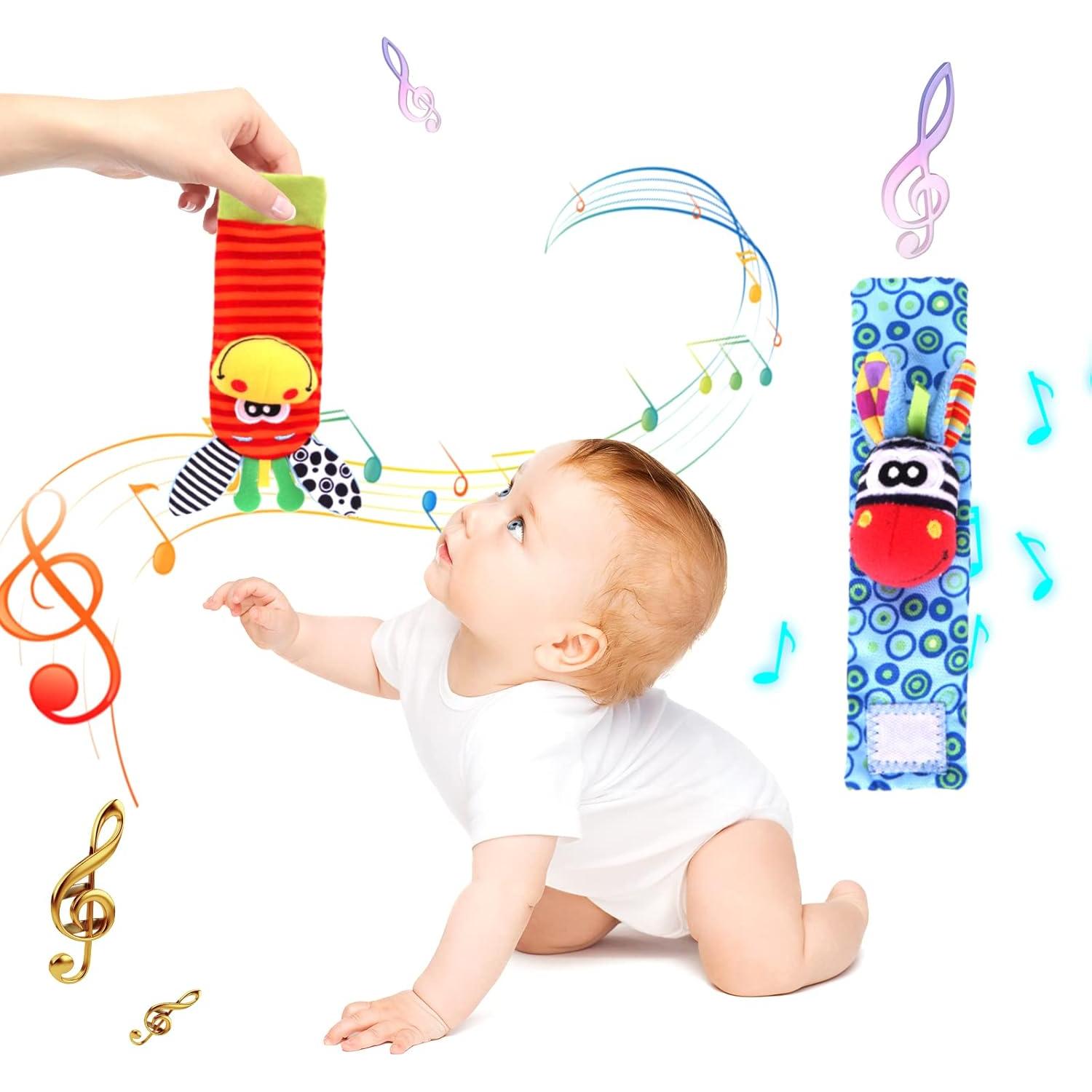 Conjunto de Juguetes Sensoriales para Bebés PADONISE - 4 Piezas