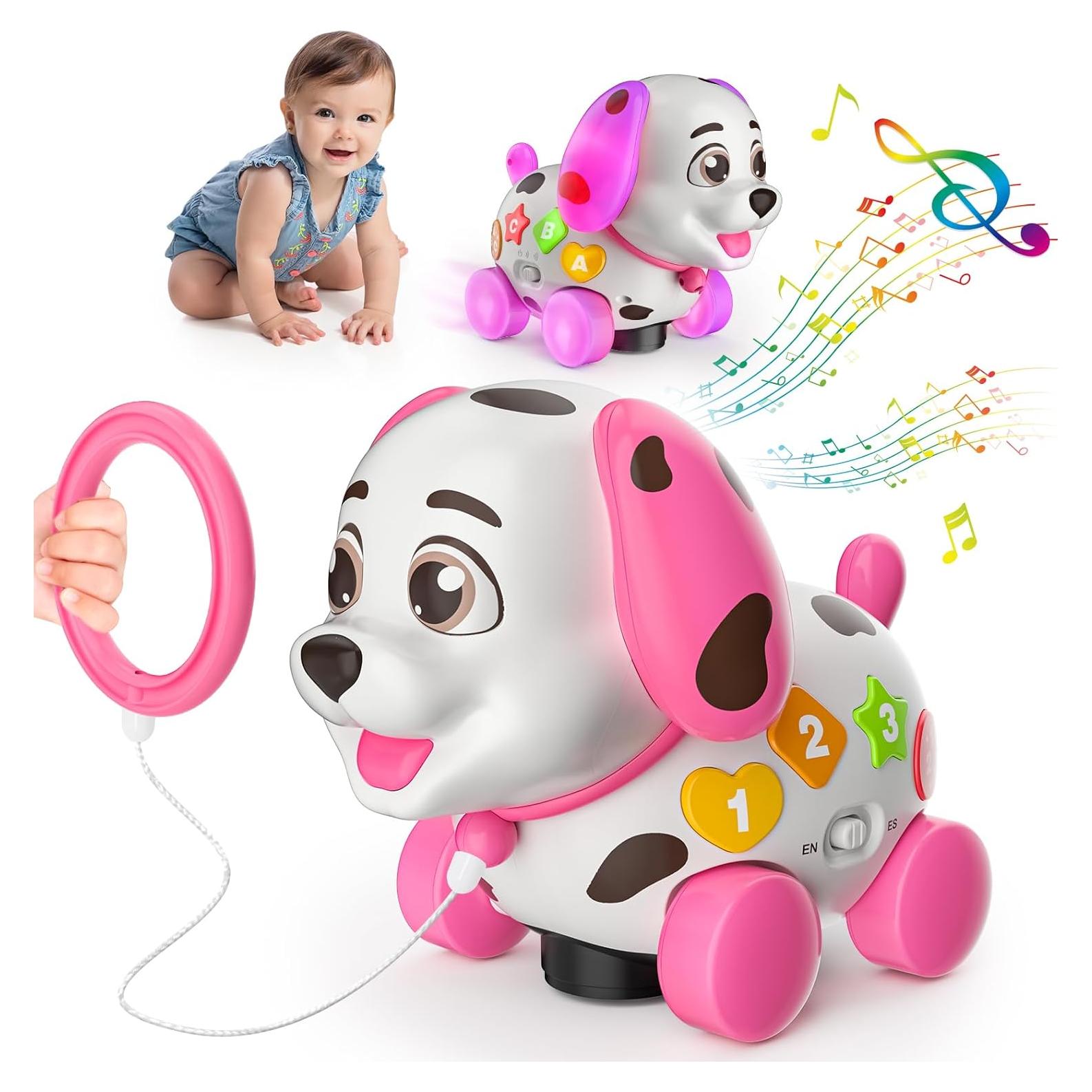Juguete Musical 3-en-1 BQU para Bebés 6-18 Meses Rosa