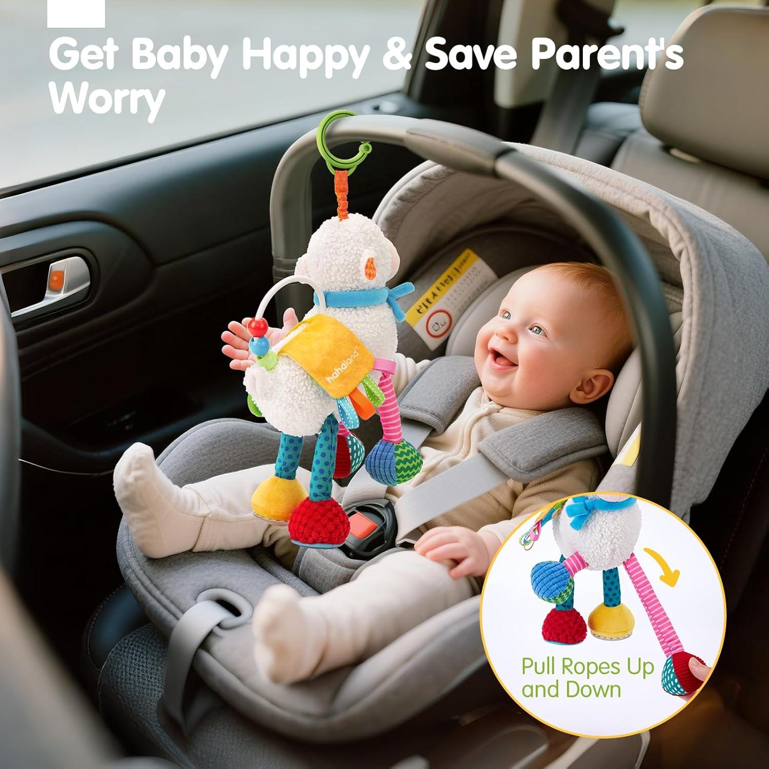 Juguete Sensorial para Bebés Hahaland Cordero Musical 0-6 Meses