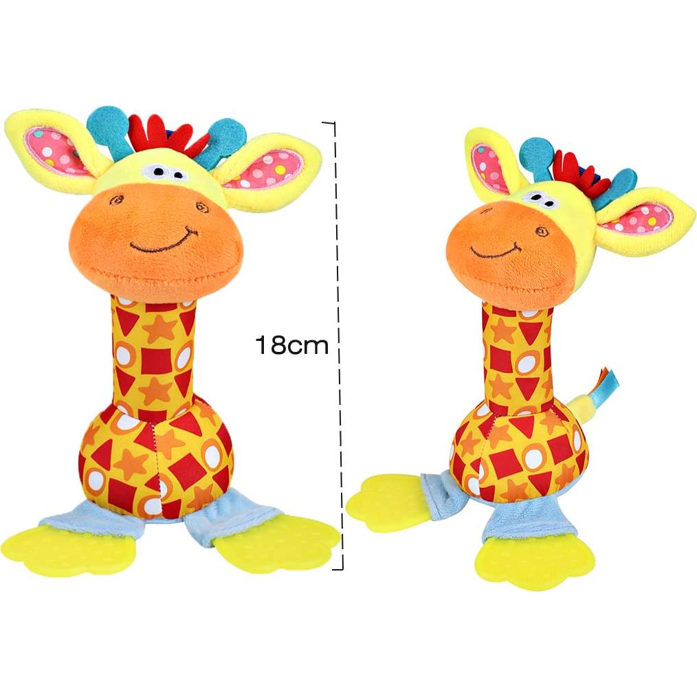 Sonajero de Jirafa YOYIKER para Bebés 0-12 Meses - Juguete Sensorial