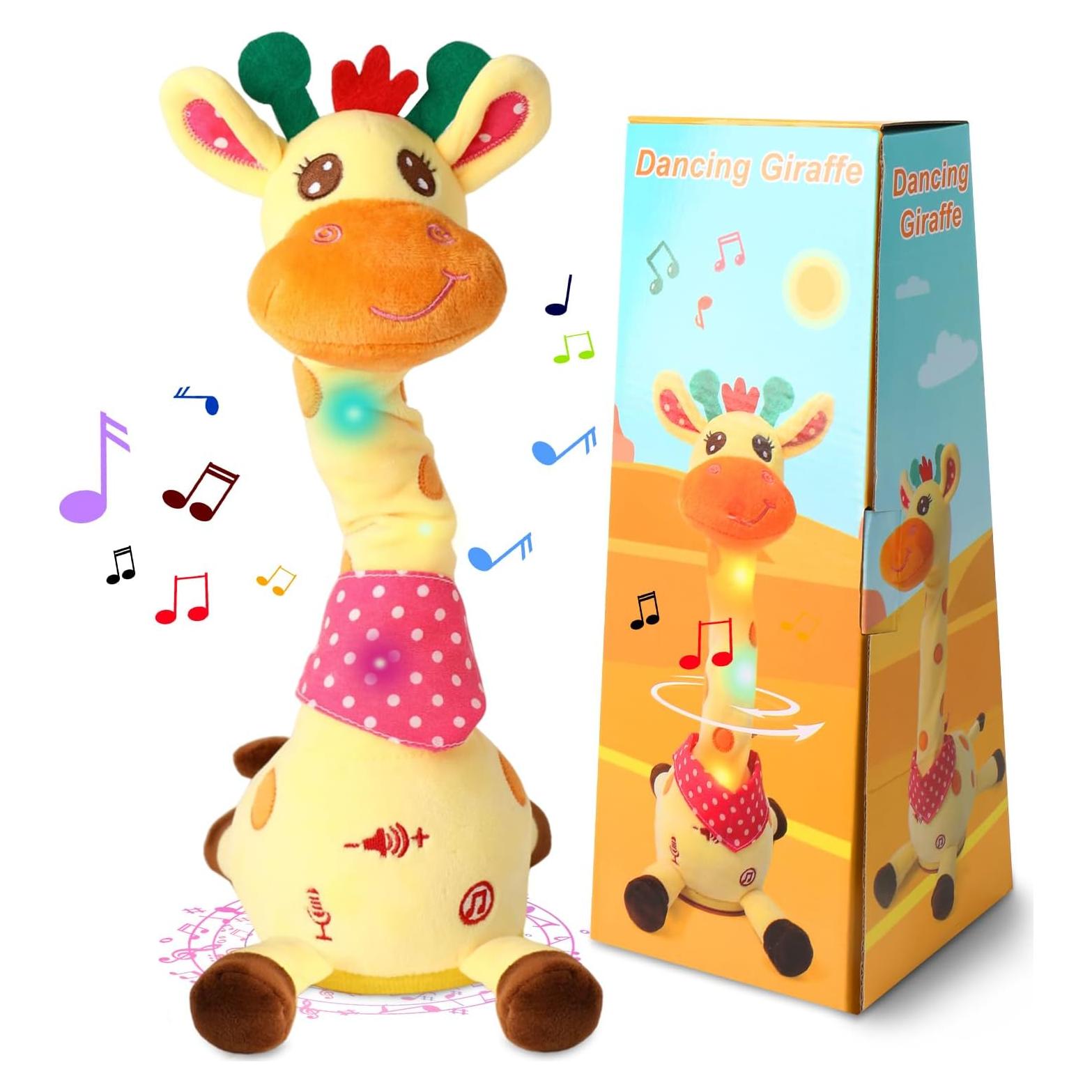 Juguete de Jirafa Hablante y Bailarina LLUKEME 33cm