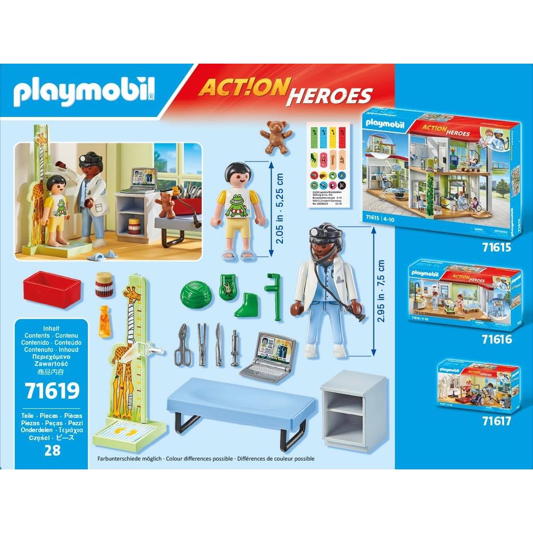 Set Pediatra Playmobil con Osito de Peluche 71619