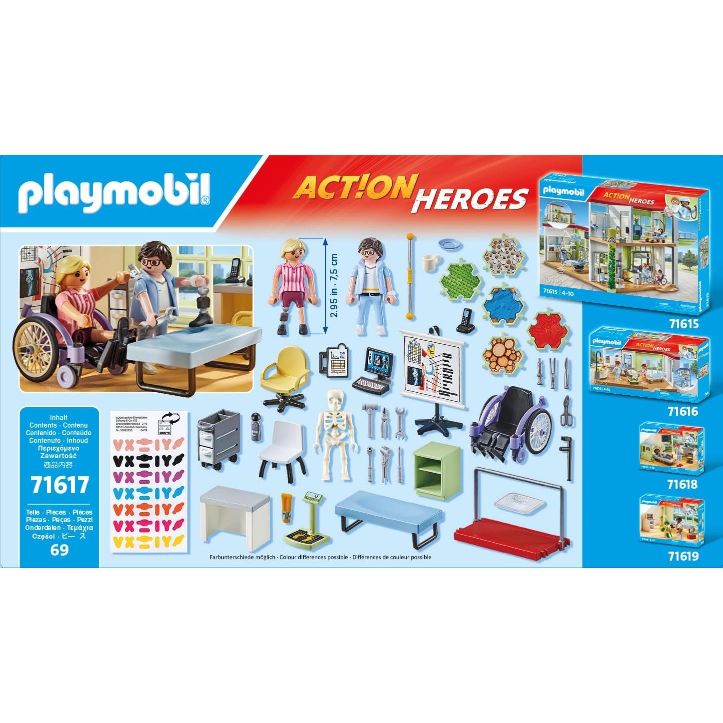 Set de Juego Ortopédico PLAYMOBIL 71617 con Doctor y Accesorios