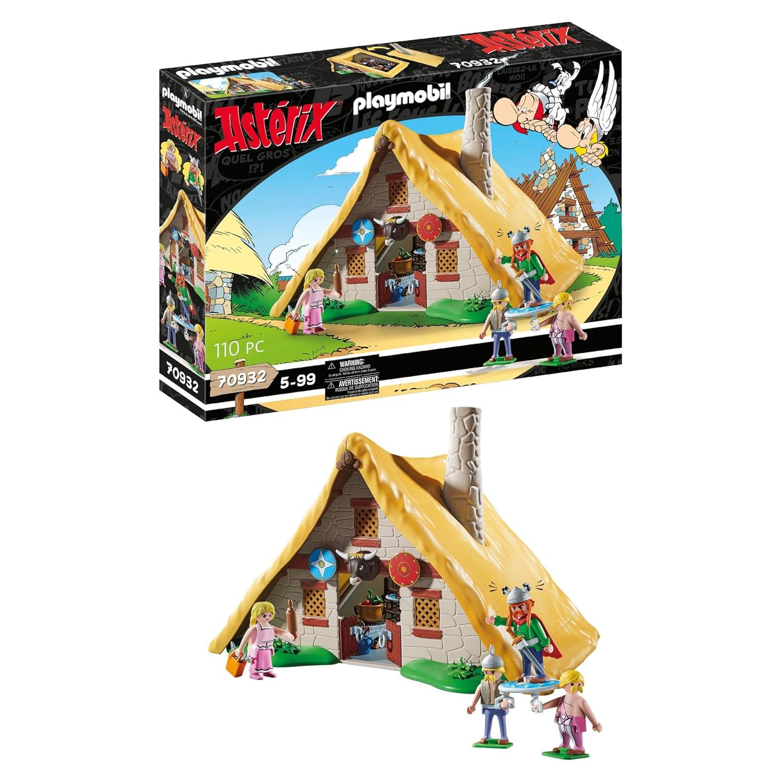Playmobil Asterix 70932 Cabaña de Vitalstatistix 110 Piezas