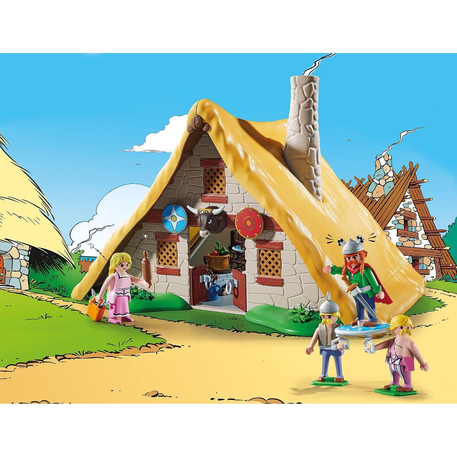 Playmobil Asterix 70932 Cabaña de Vitalstatistix 110 Piezas