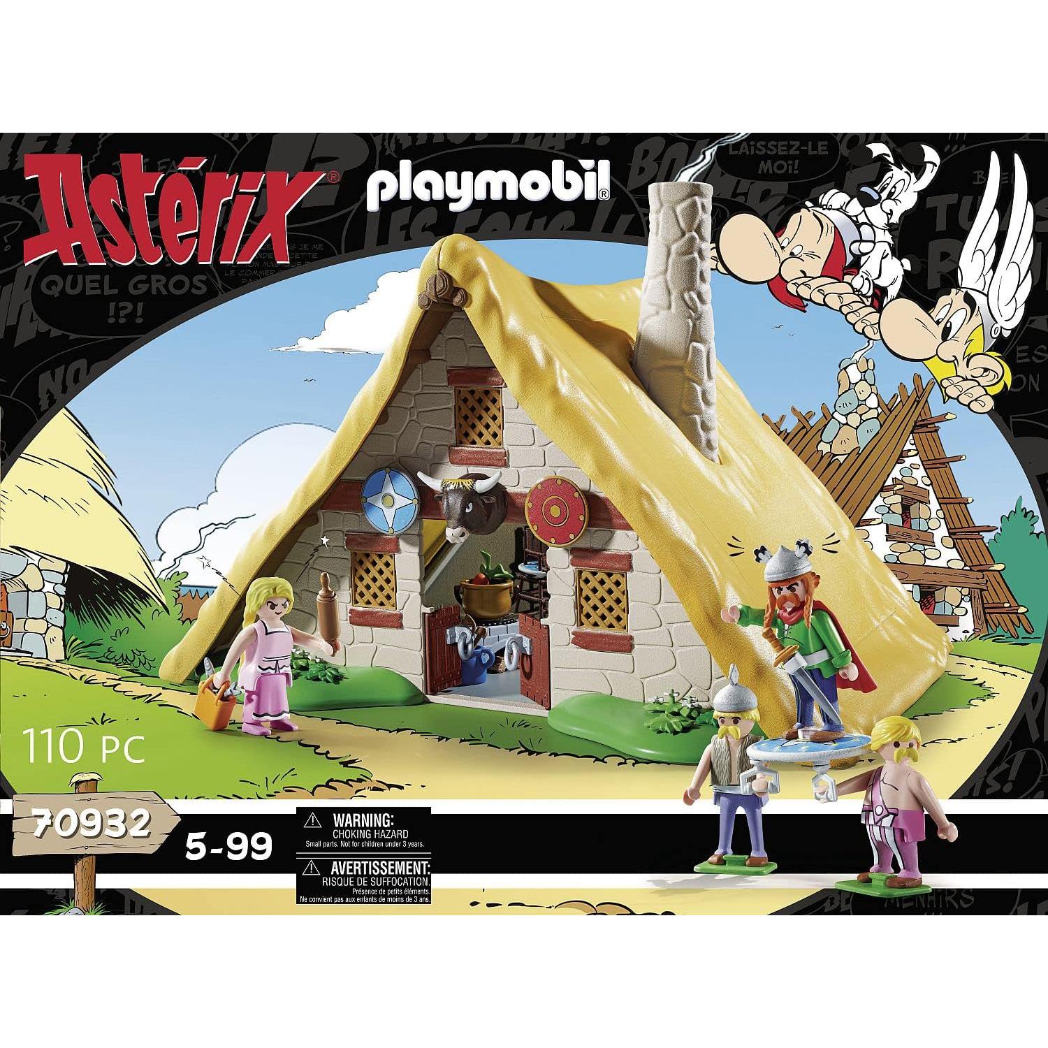 Playmobil Asterix 70932 Cabaña de Vitalstatistix 110 Piezas