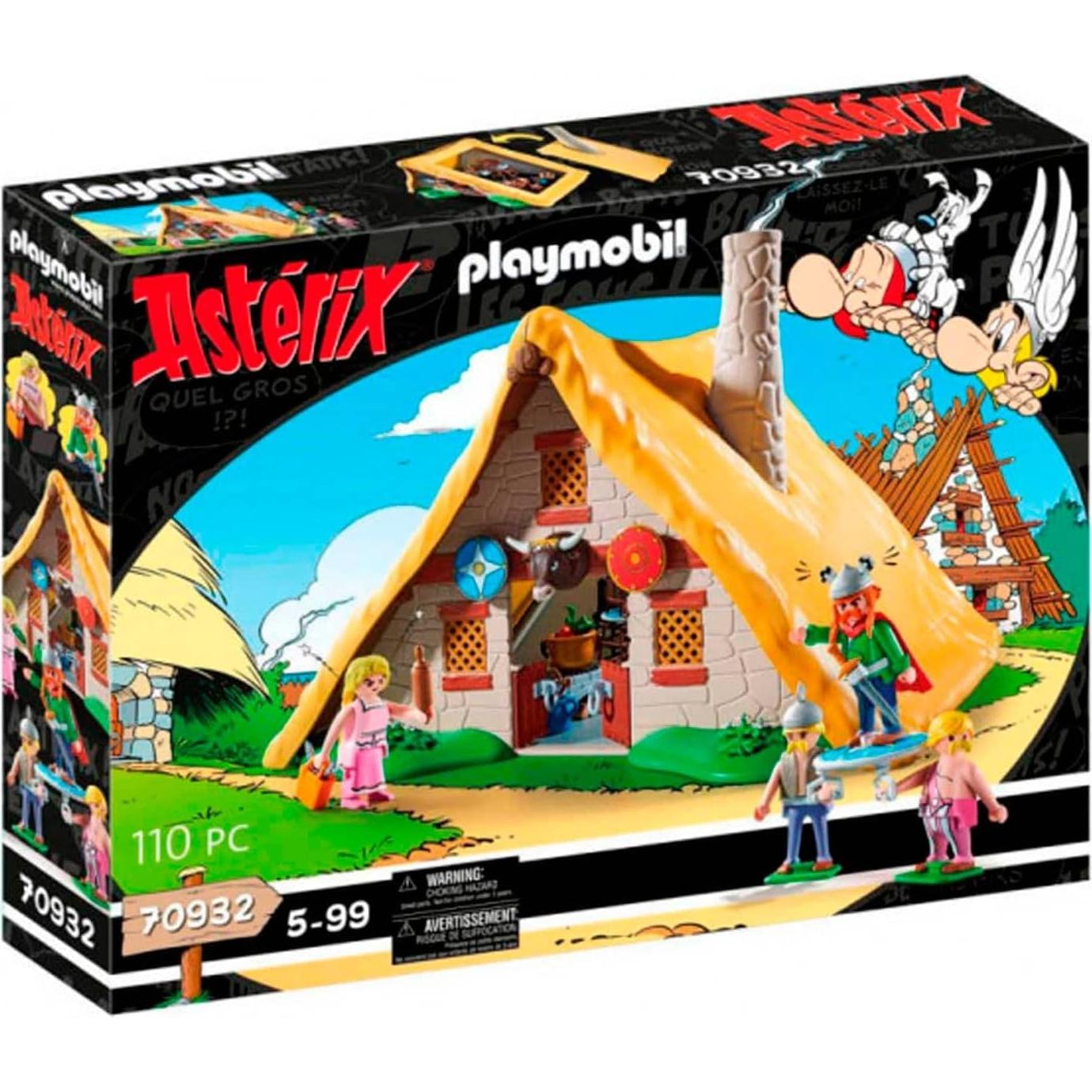 Playmobil Asterix 70932 Cabaña de Vitalstatistix 110 Piezas
