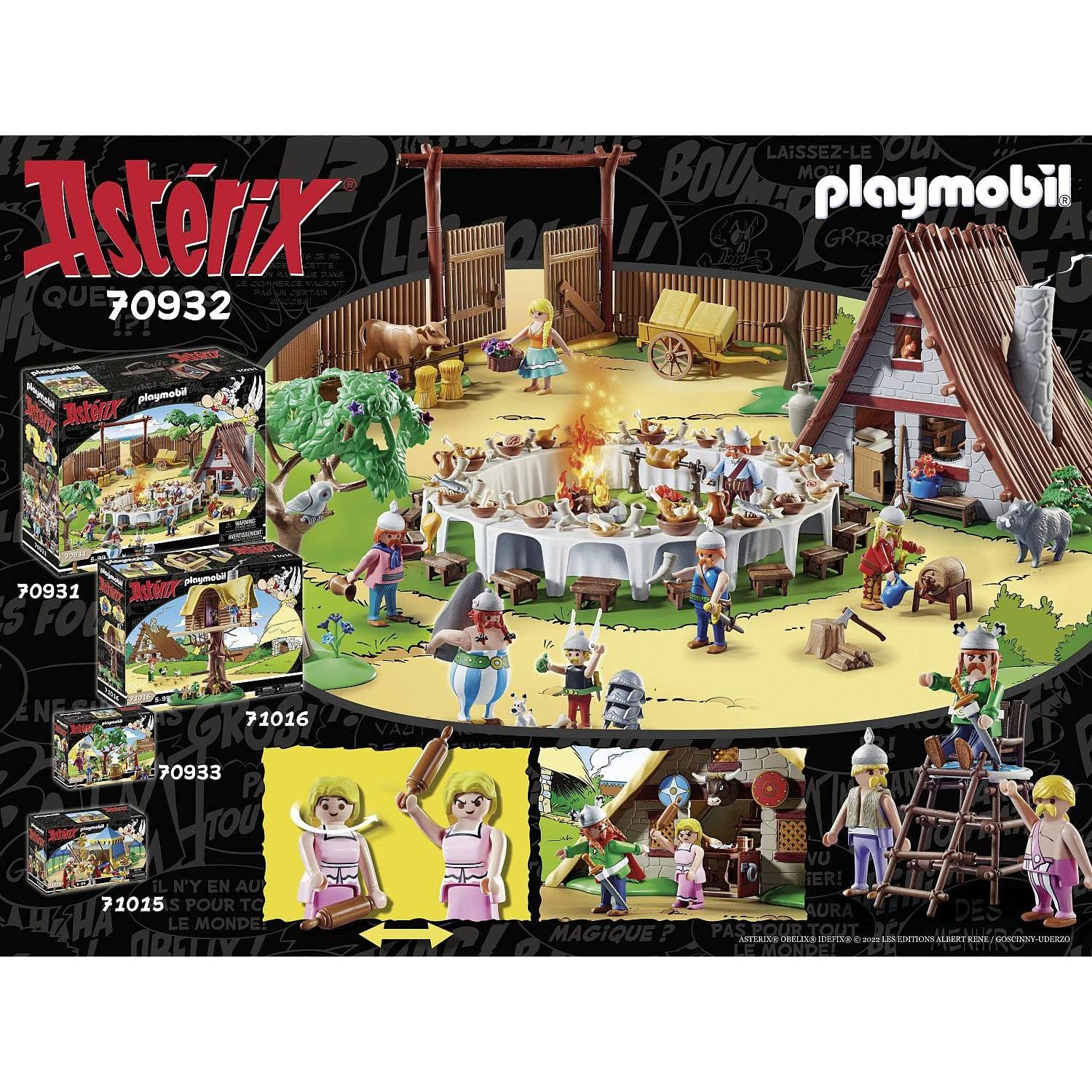 Playmobil Asterix 70932 Cabaña de Vitalstatistix 110 Piezas