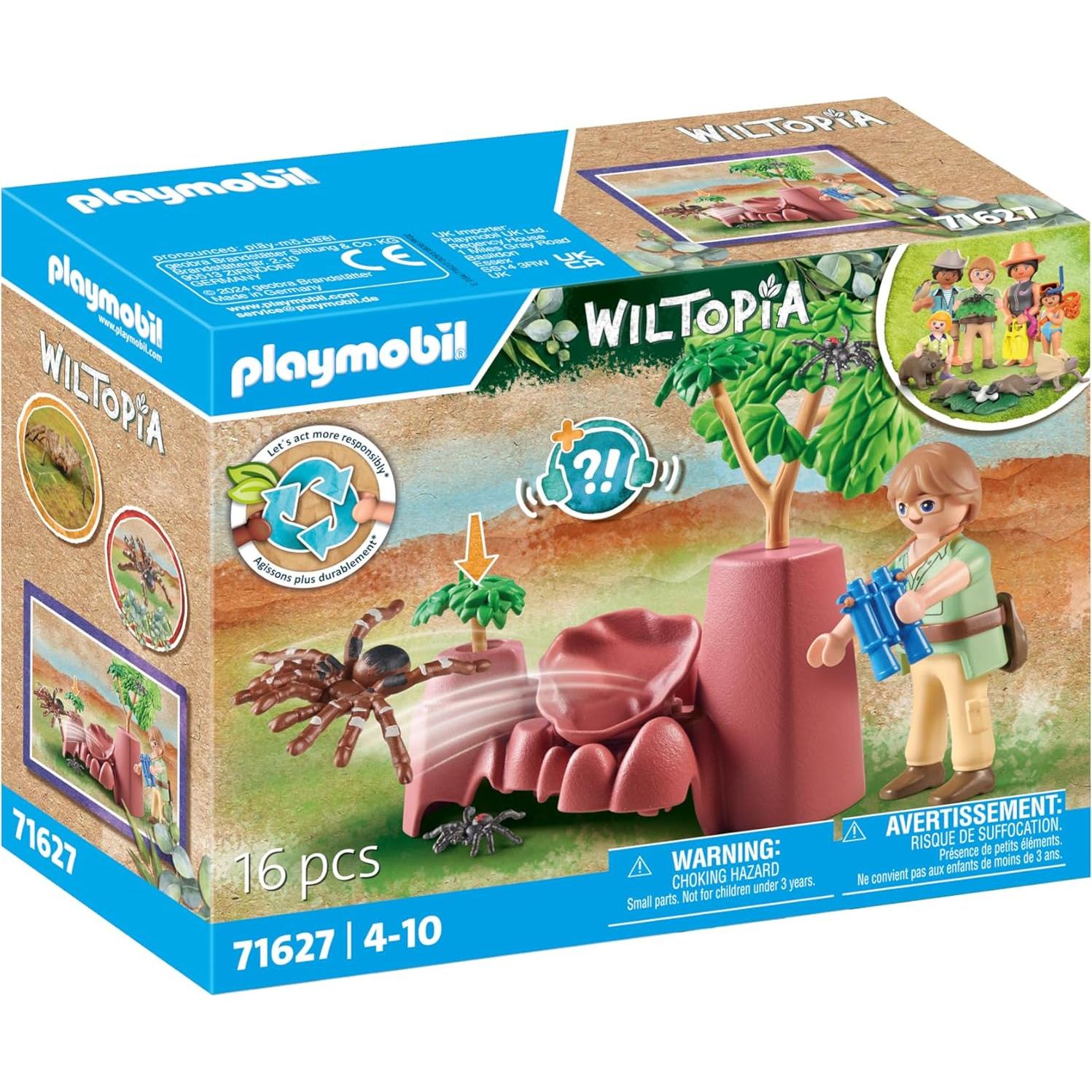 Set de Juego Playmobil Wiltopia Rocas de Araña 16 Piezas