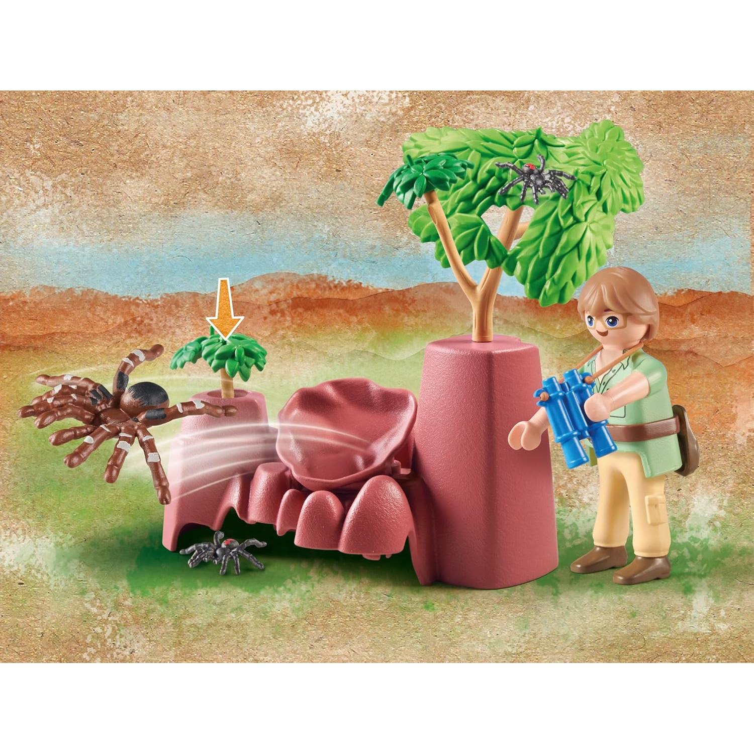 Set de Juego Playmobil Wiltopia Rocas de Araña 16 Piezas