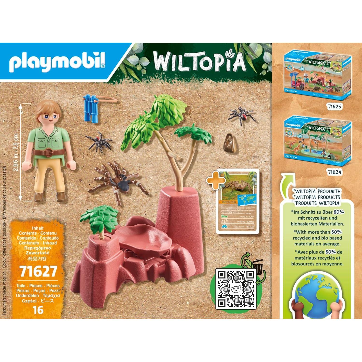 Set de Juego Playmobil Wiltopia Rocas de Araña 16 Piezas