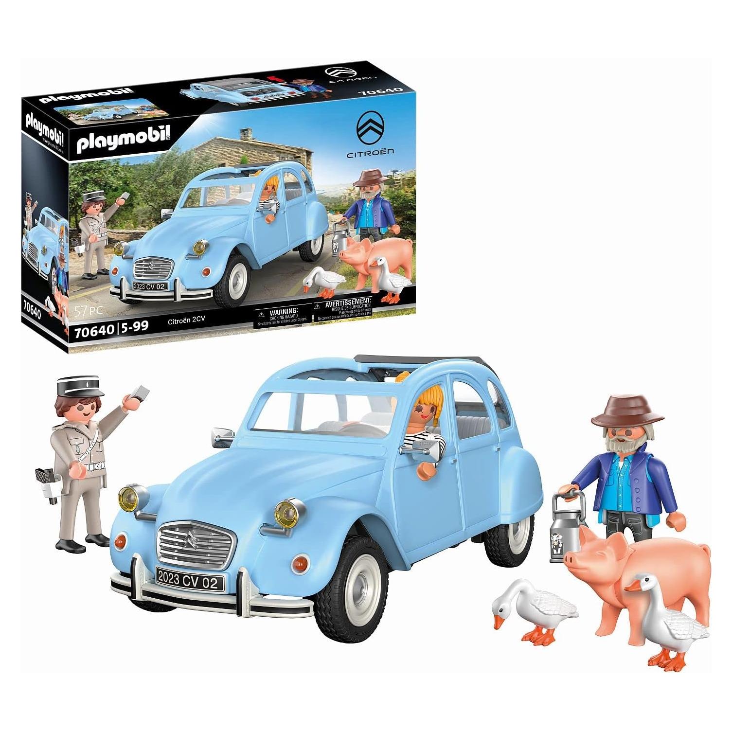 PLAYMOBIL Auto Clásico Citroën 2 CV 70640 Juguete 57 Piezas