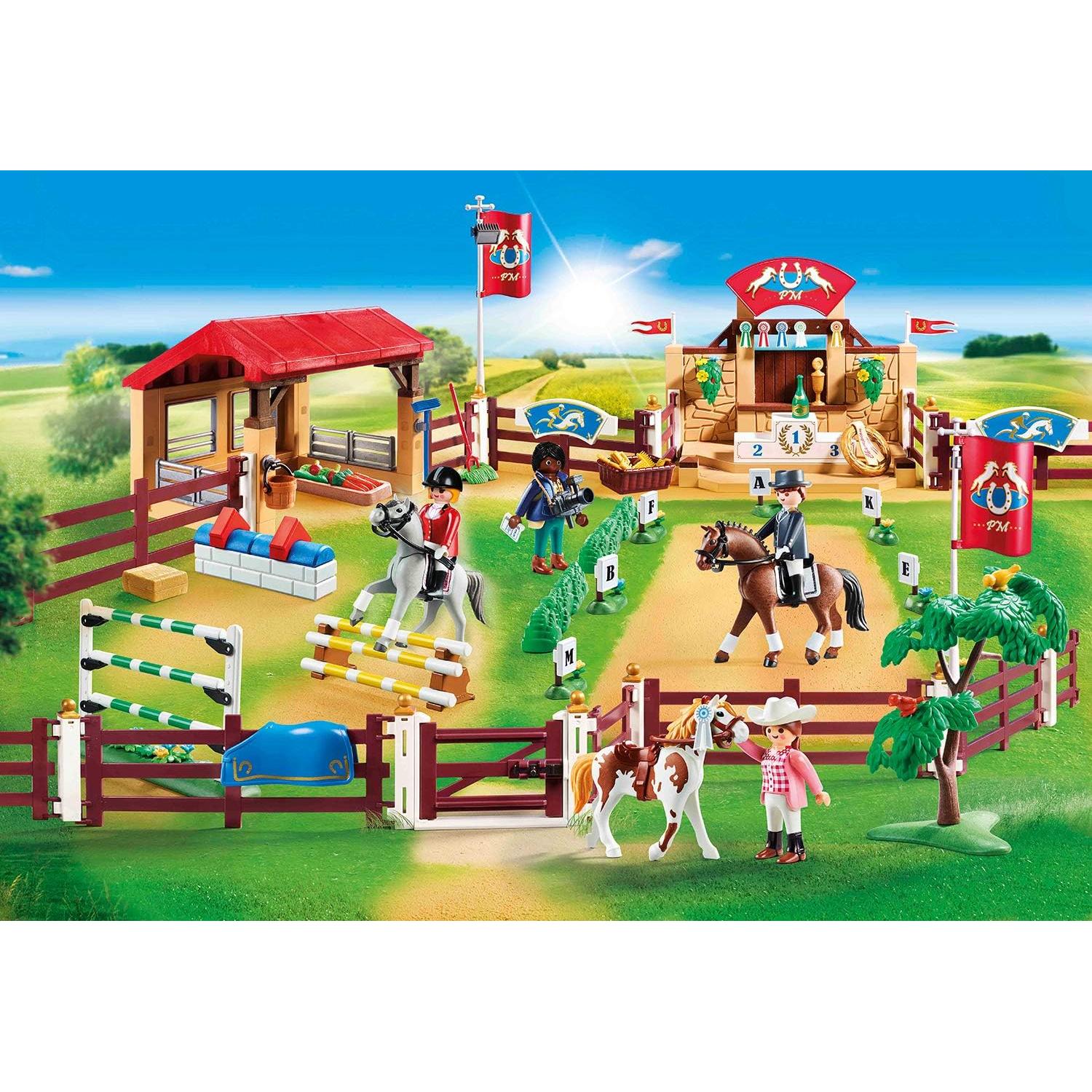 Torneo Ecuestre Grande Playmobil 70337 - Set 4 Figuras y 3 Caballos