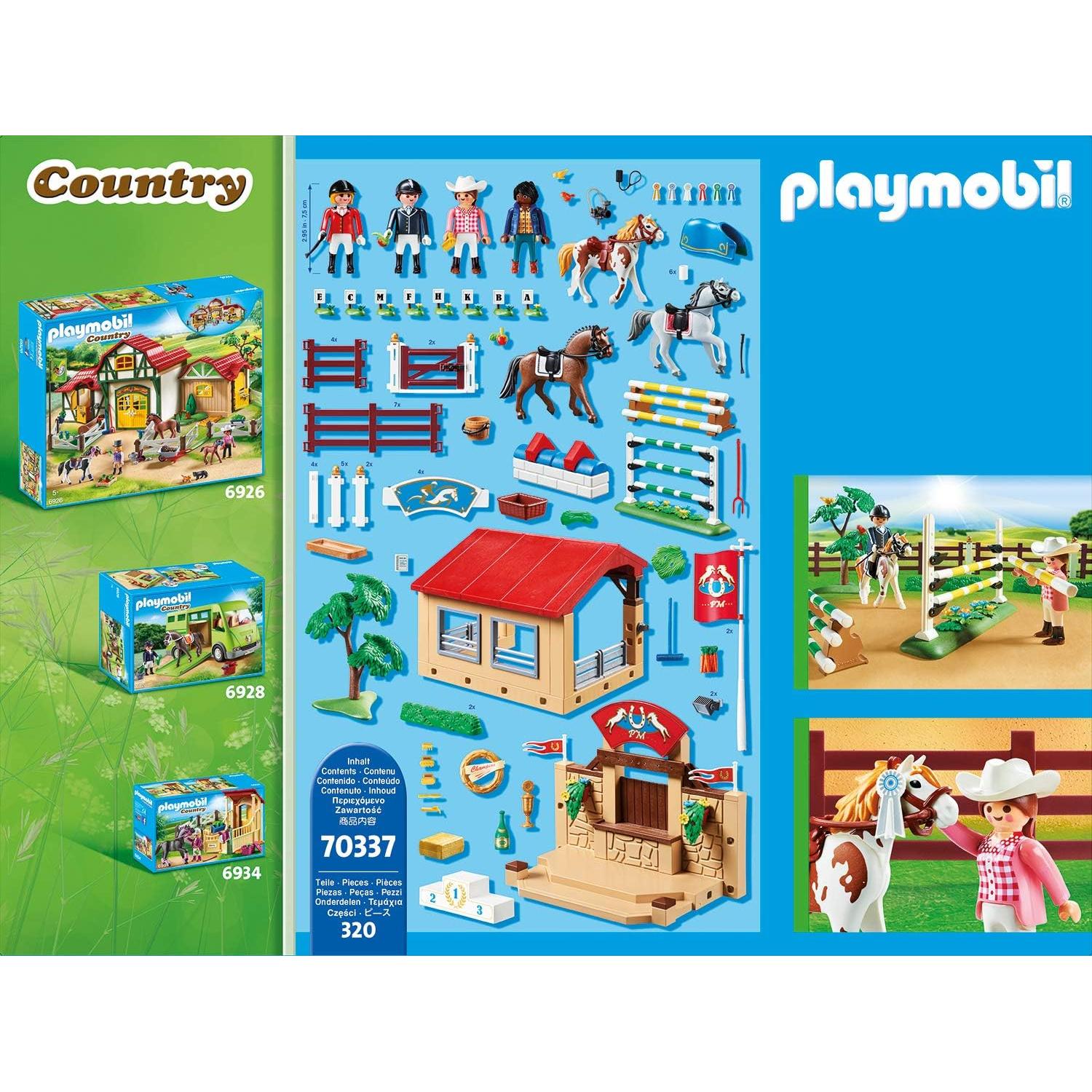 Torneo Ecuestre Grande Playmobil 70337 - Set 4 Figuras y 3 Caballos