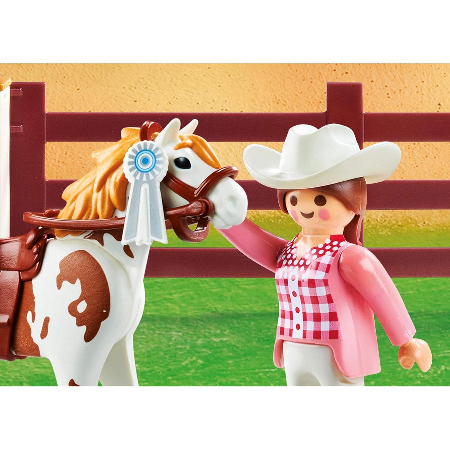 Torneo Ecuestre Grande Playmobil 70337 - Set 4 Figuras y 3 Caballos
