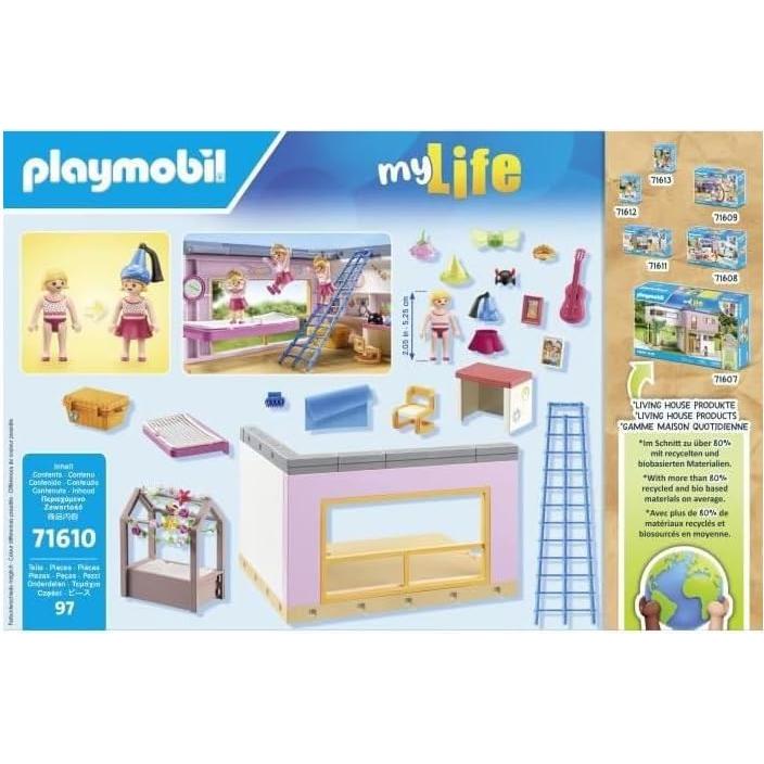 Habitación Infantil Playmobil 71610 con Accesorios y Figura