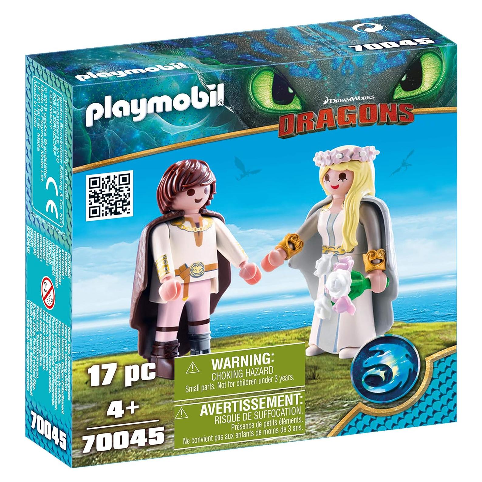 Set de Juego Playmobil Cómo Entrenar a tu Dragón III Hiccup y Astrid