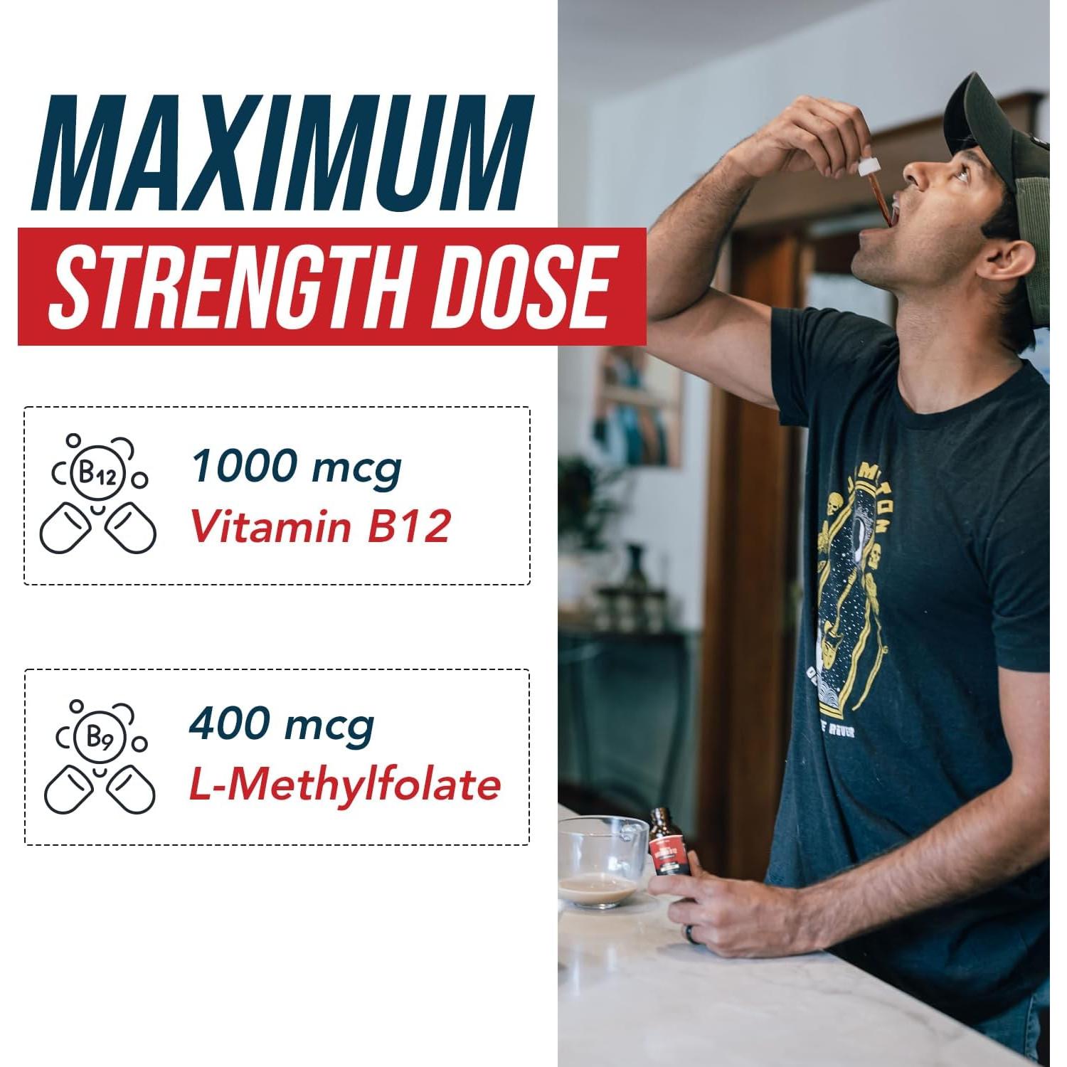 BioActive Vitamina B12 1000 mcg Triquetra Health Sabor Cereza